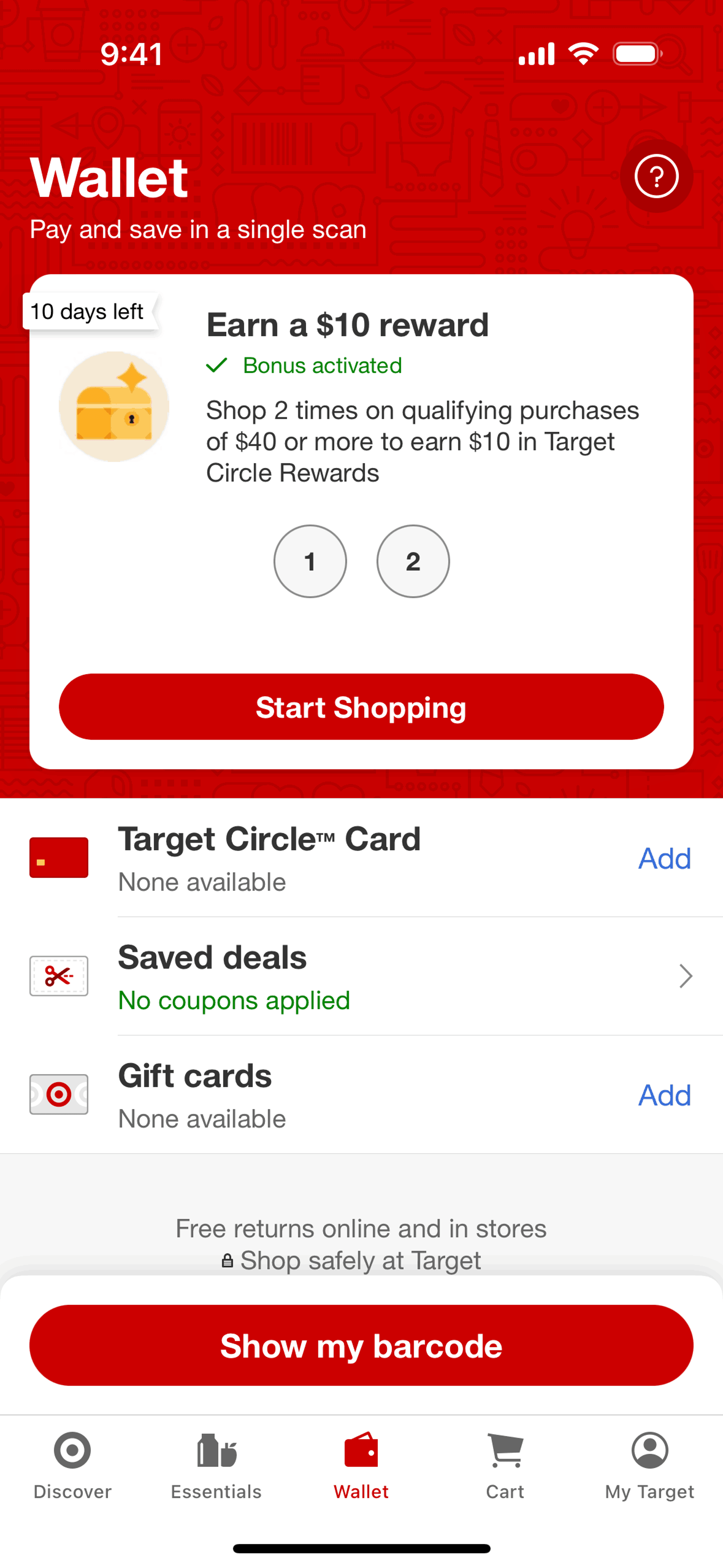 Target iOS Shopping interface screenshot 19