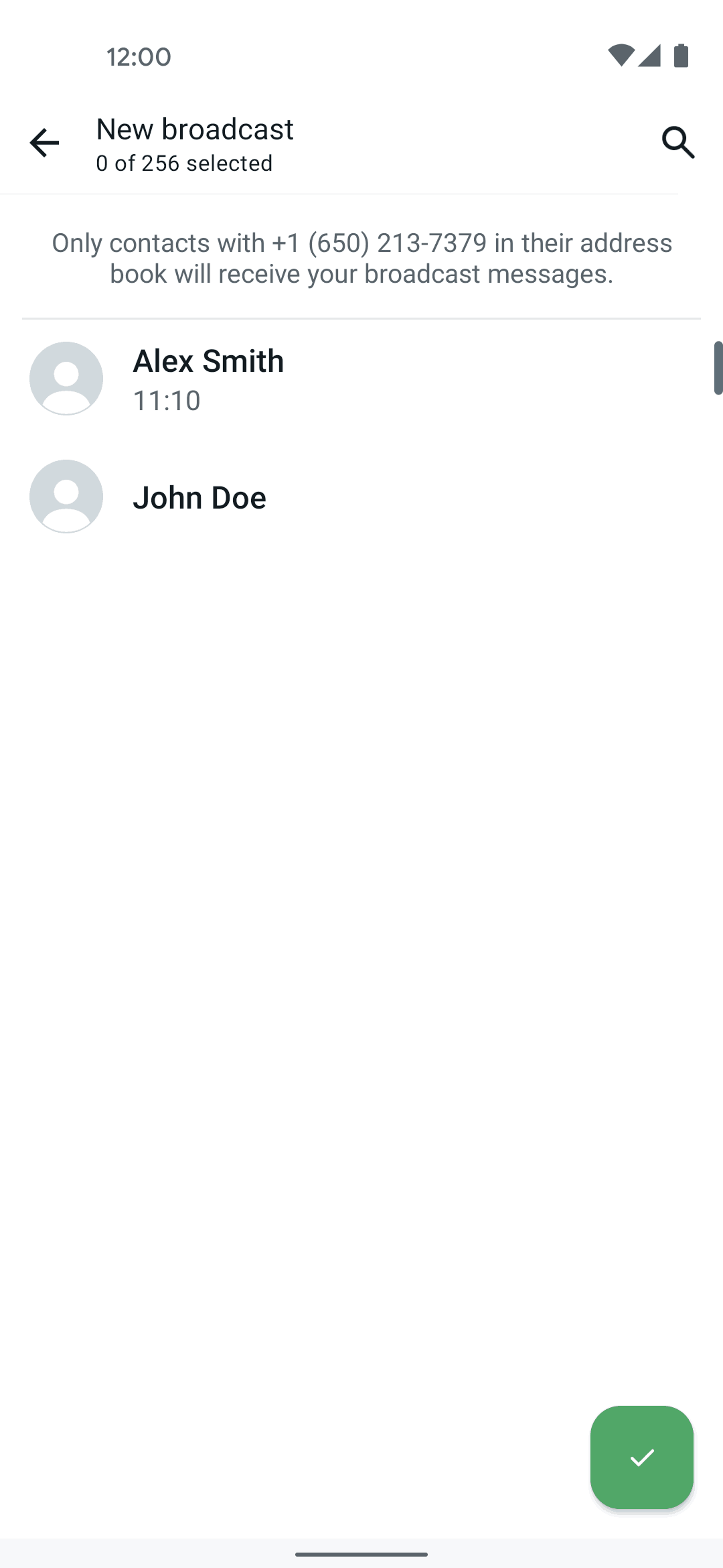 WhatsApp Android Social Networking interface screenshot 20
