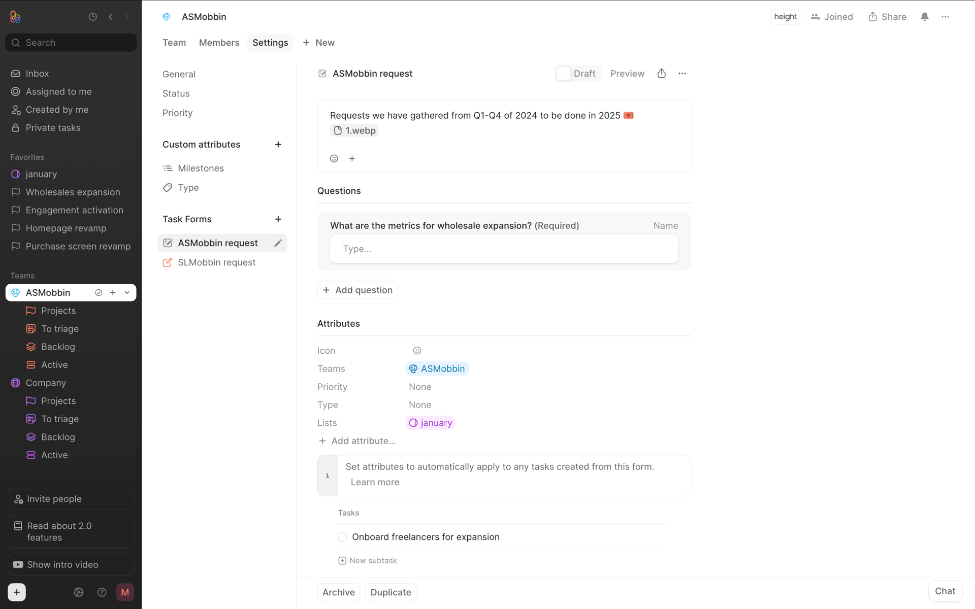 Height Web Business interface screenshot 20