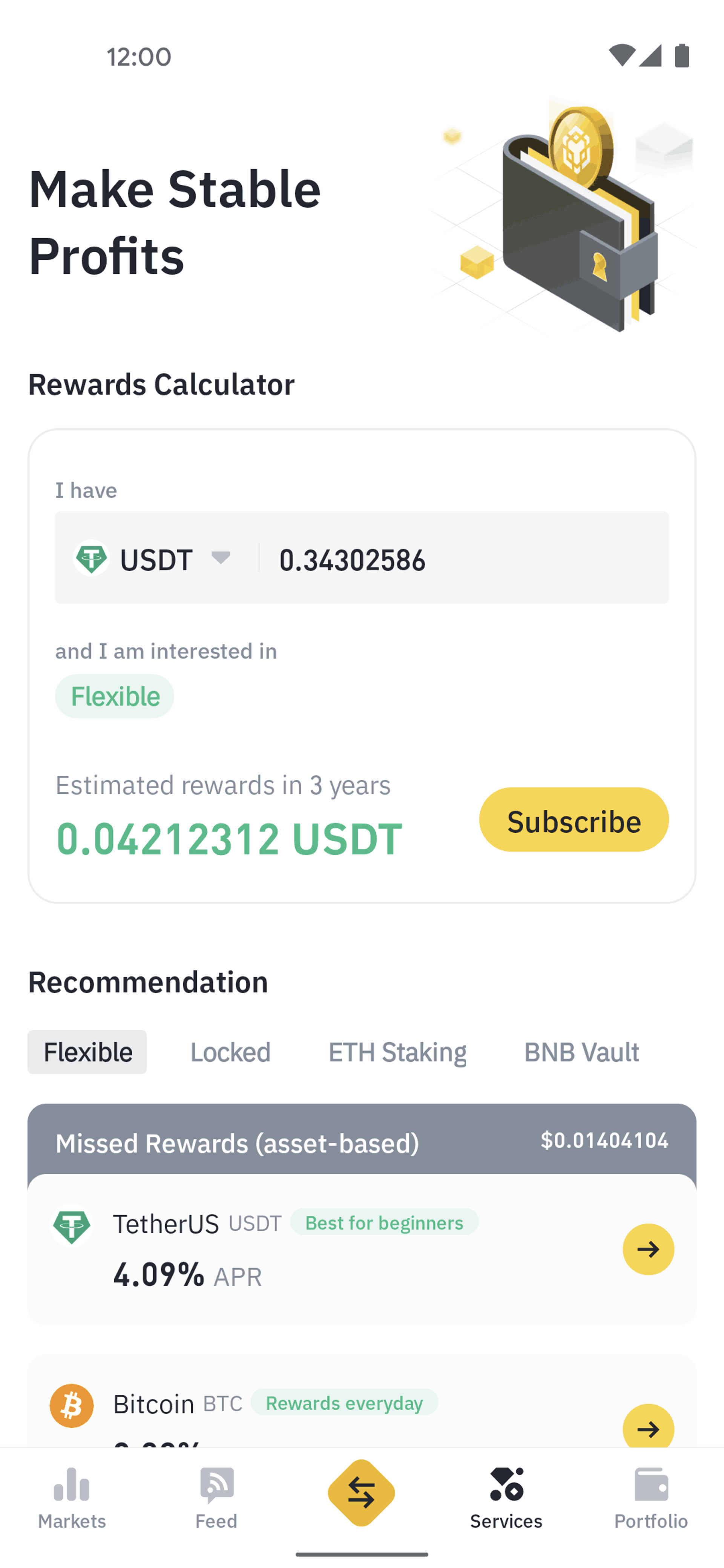 Binance Android Finance interface screenshot 10
