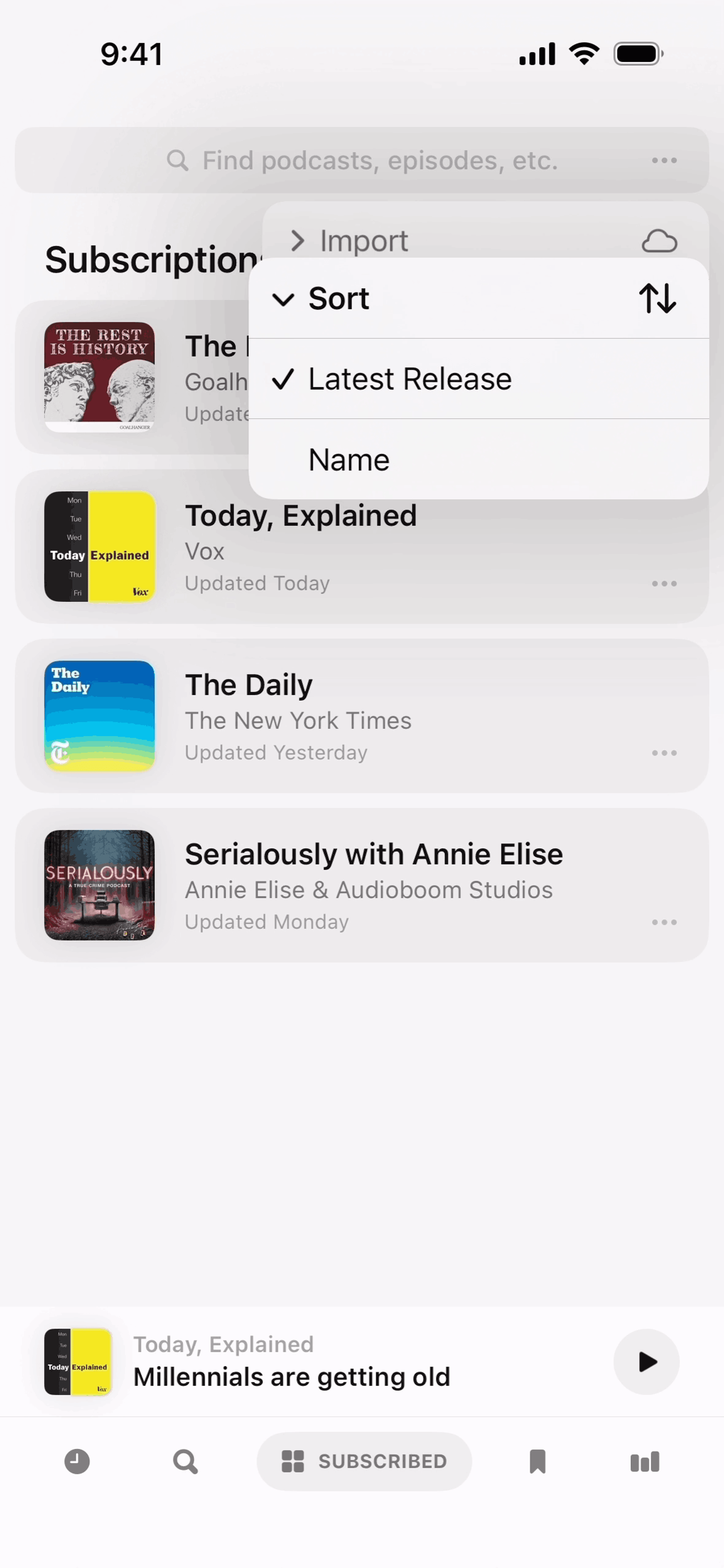 Neuecast iOS News interface screenshot 15