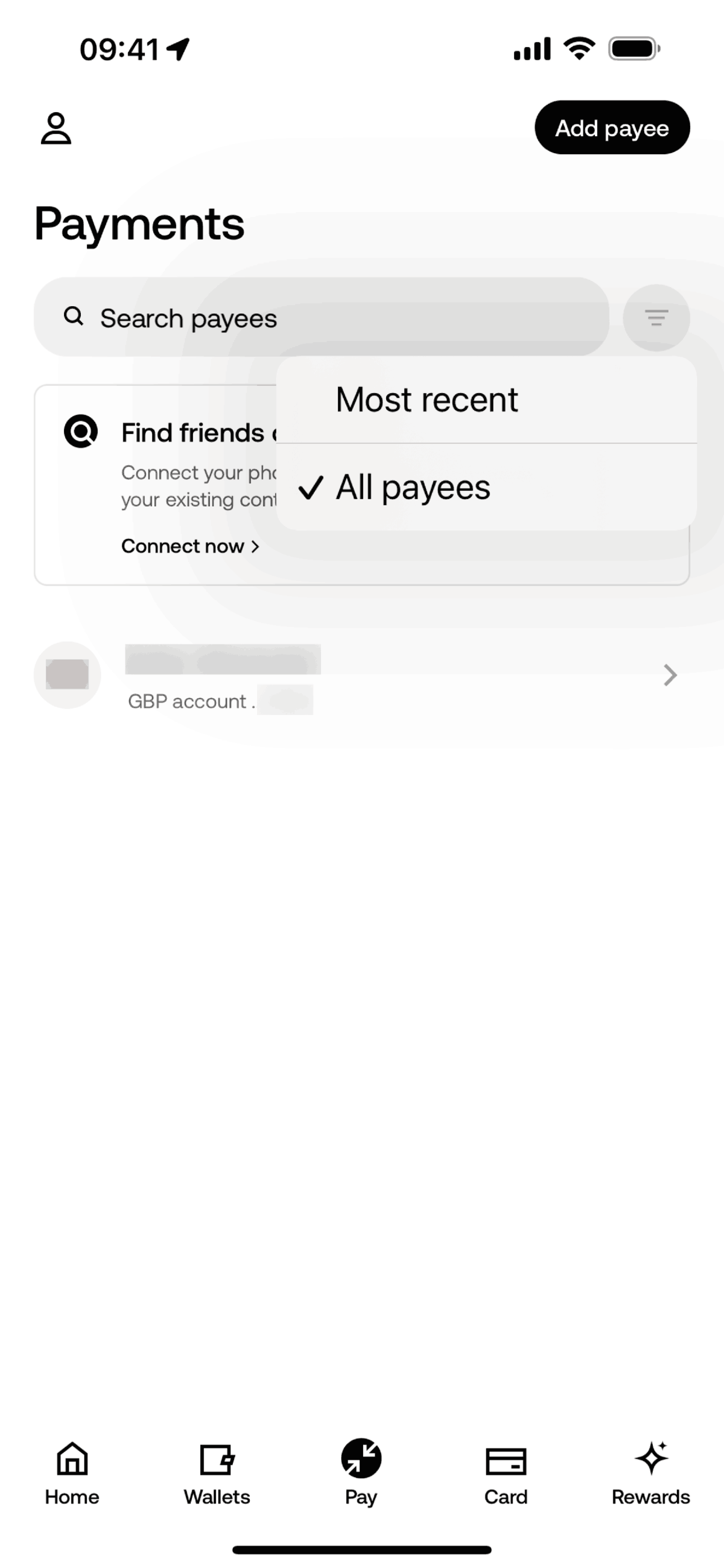 Zing iOS Finance interface screenshot 9