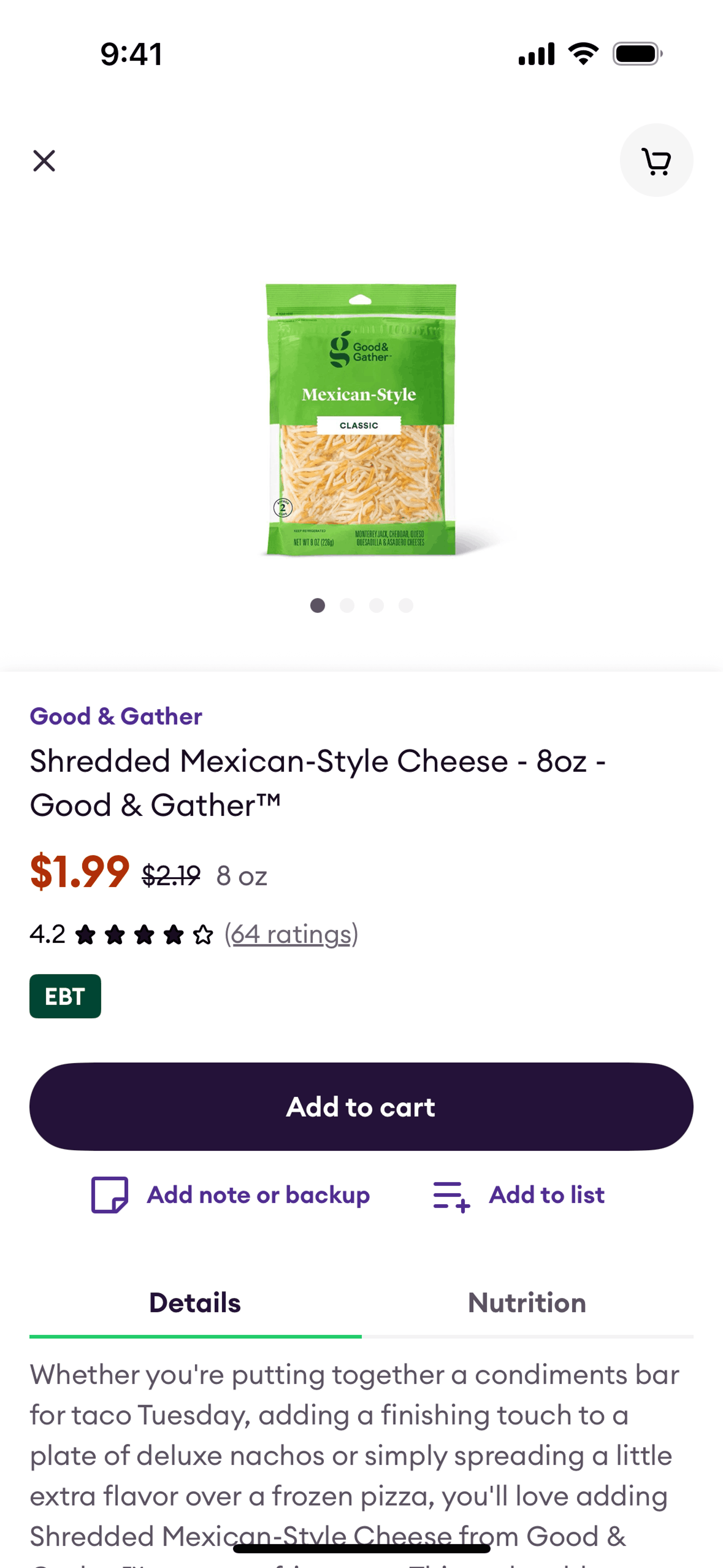 Shipt iOS Shopping interface screenshot 20