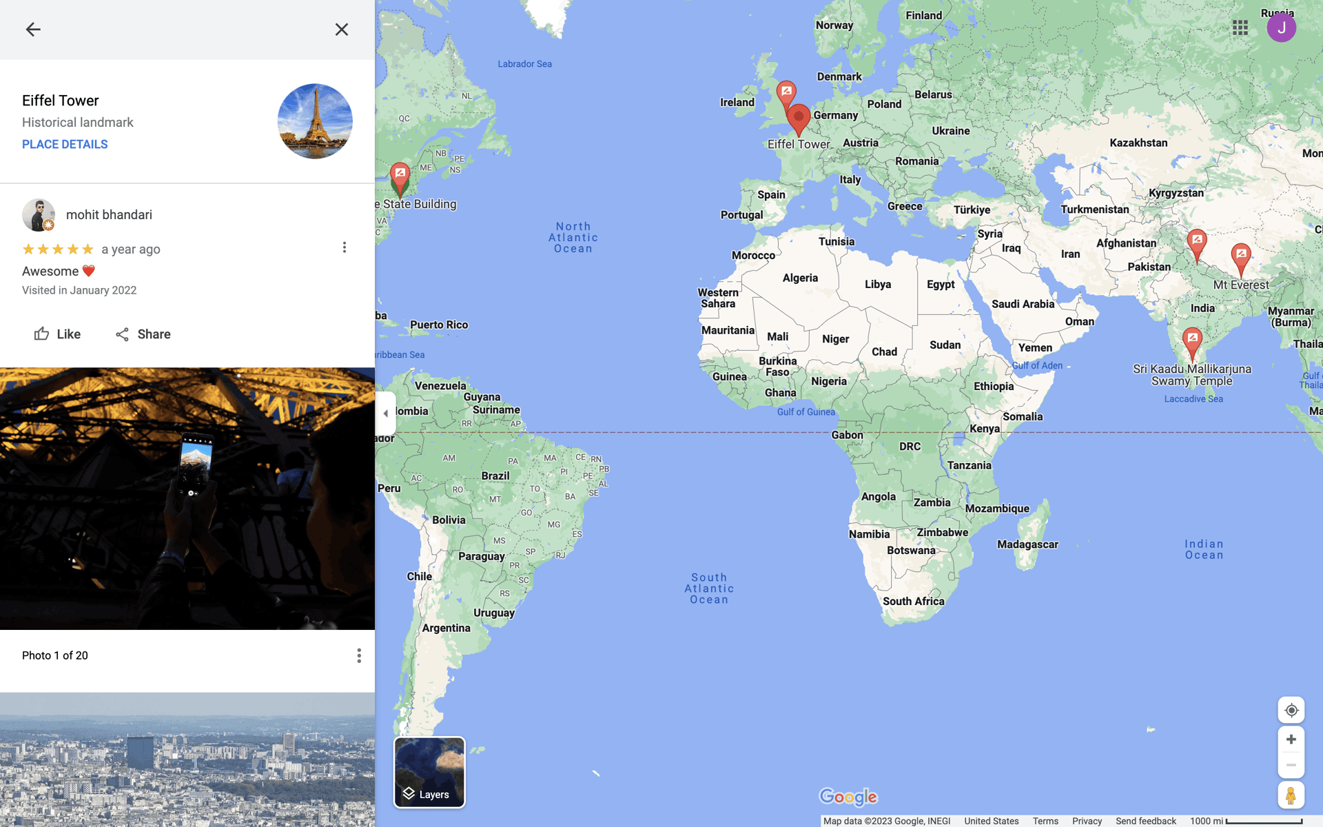Google Maps Web Maps & Navigation interface screenshot 22
