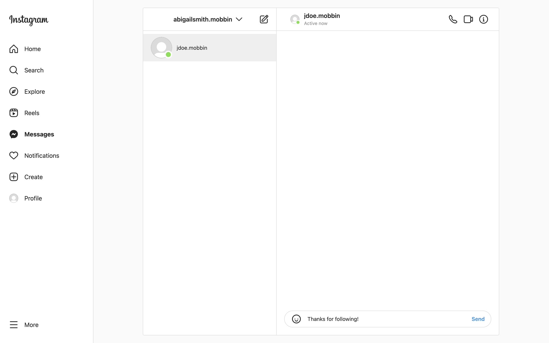Instagram Web Photo & Video interface screenshot 7