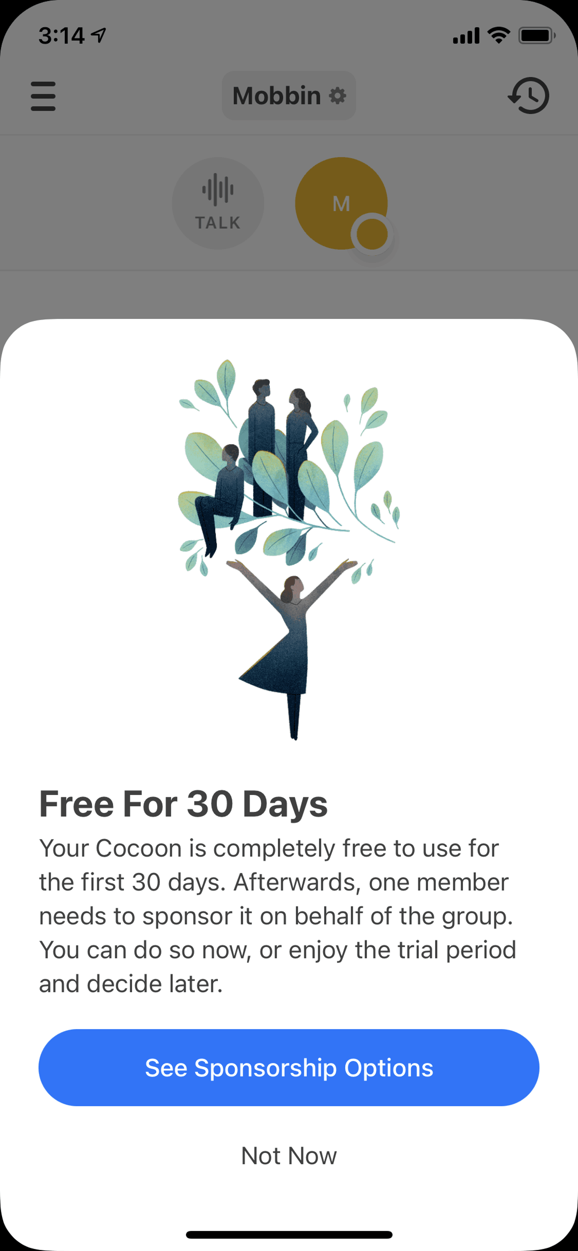 Cocoon iOS Lifestyle interface screenshot 14