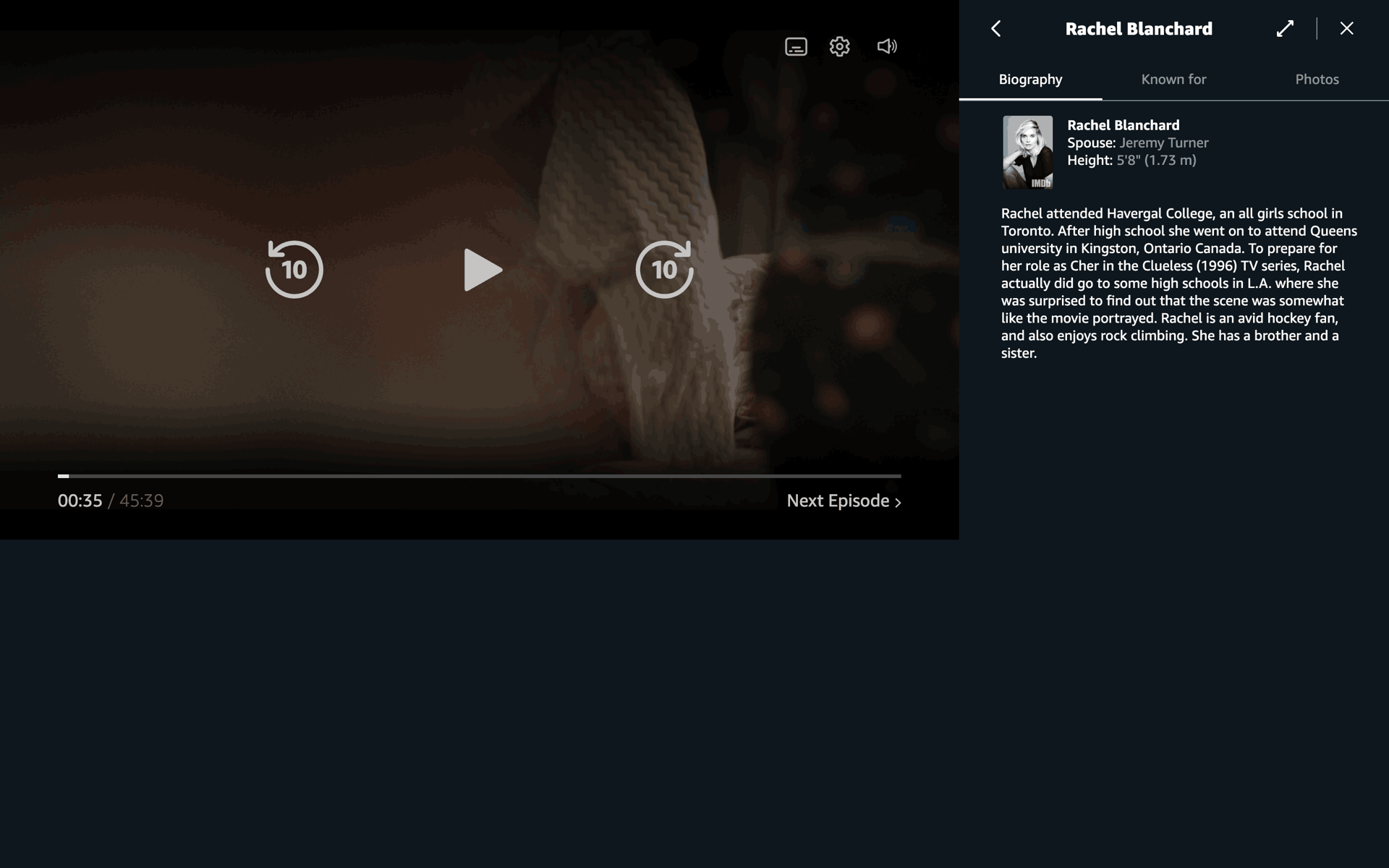 Prime Video Web Entertainment interface screenshot 15
