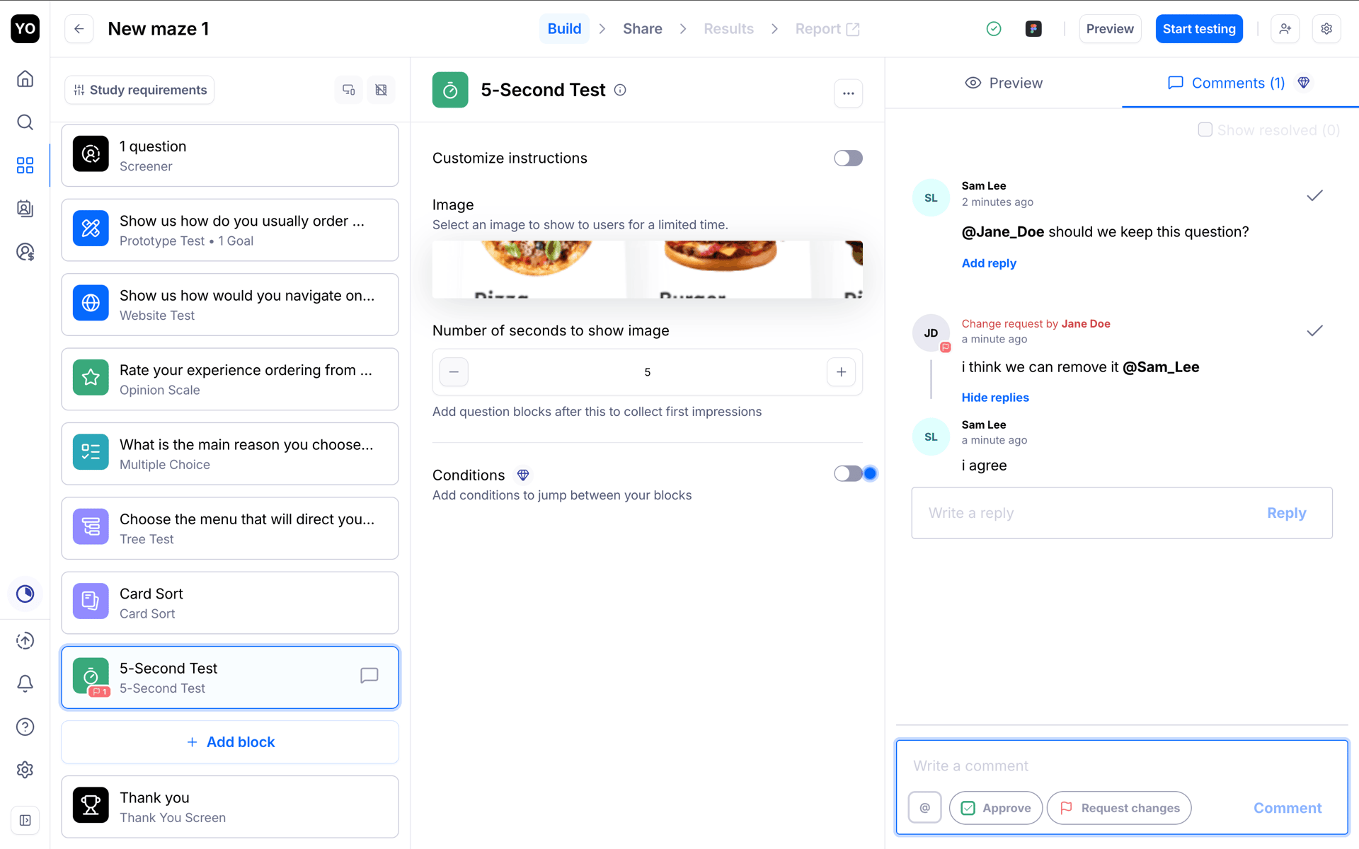 Maze Web Business interface screenshot 12