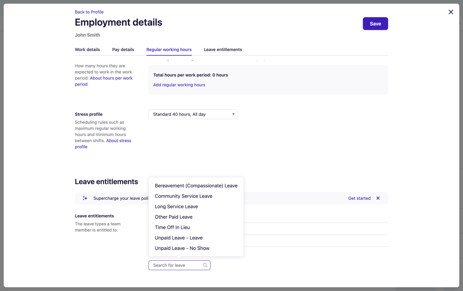 Deputy Web workforce management interface screenshot 10