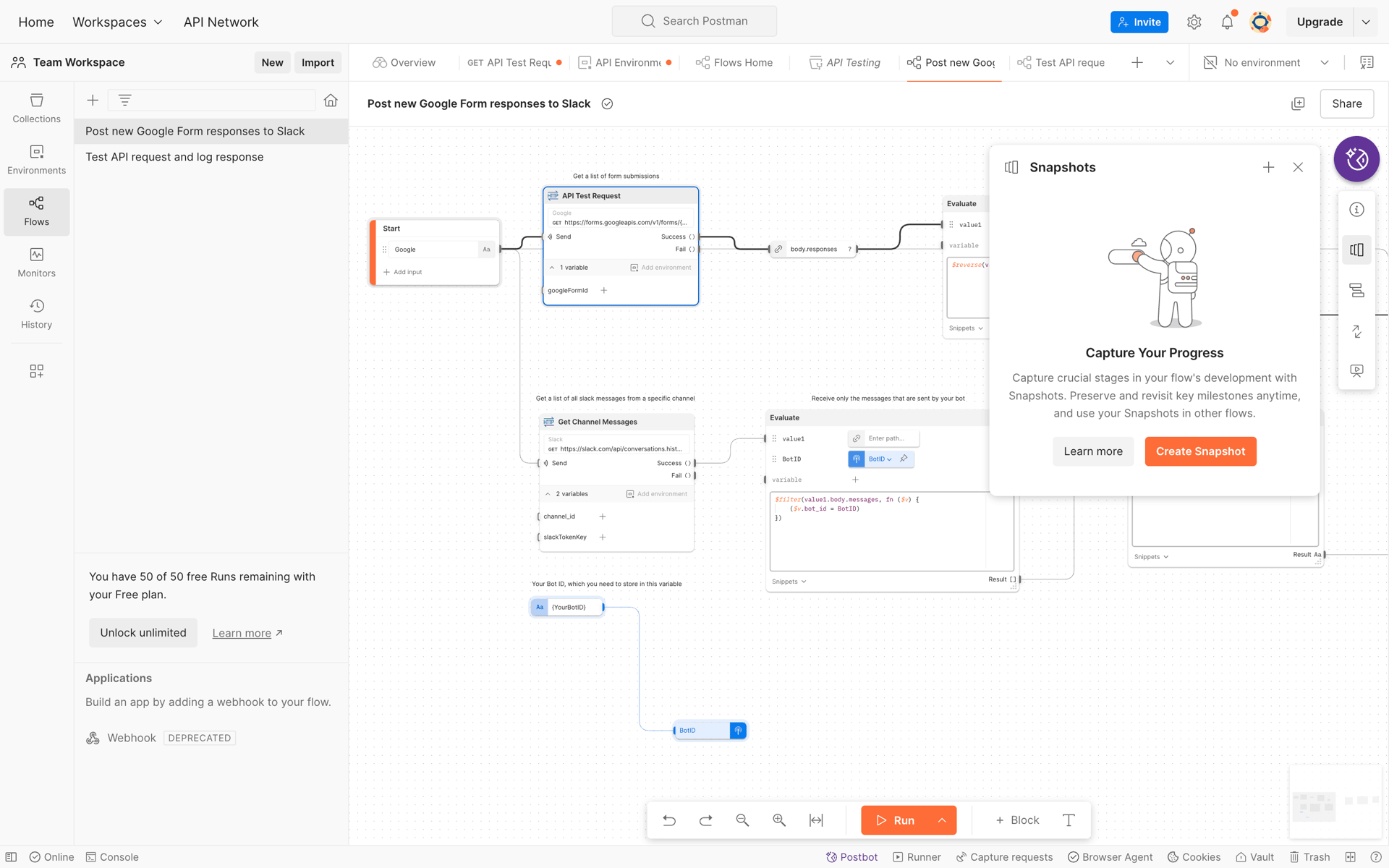 Postman Web Developer Tools interface screenshot 22