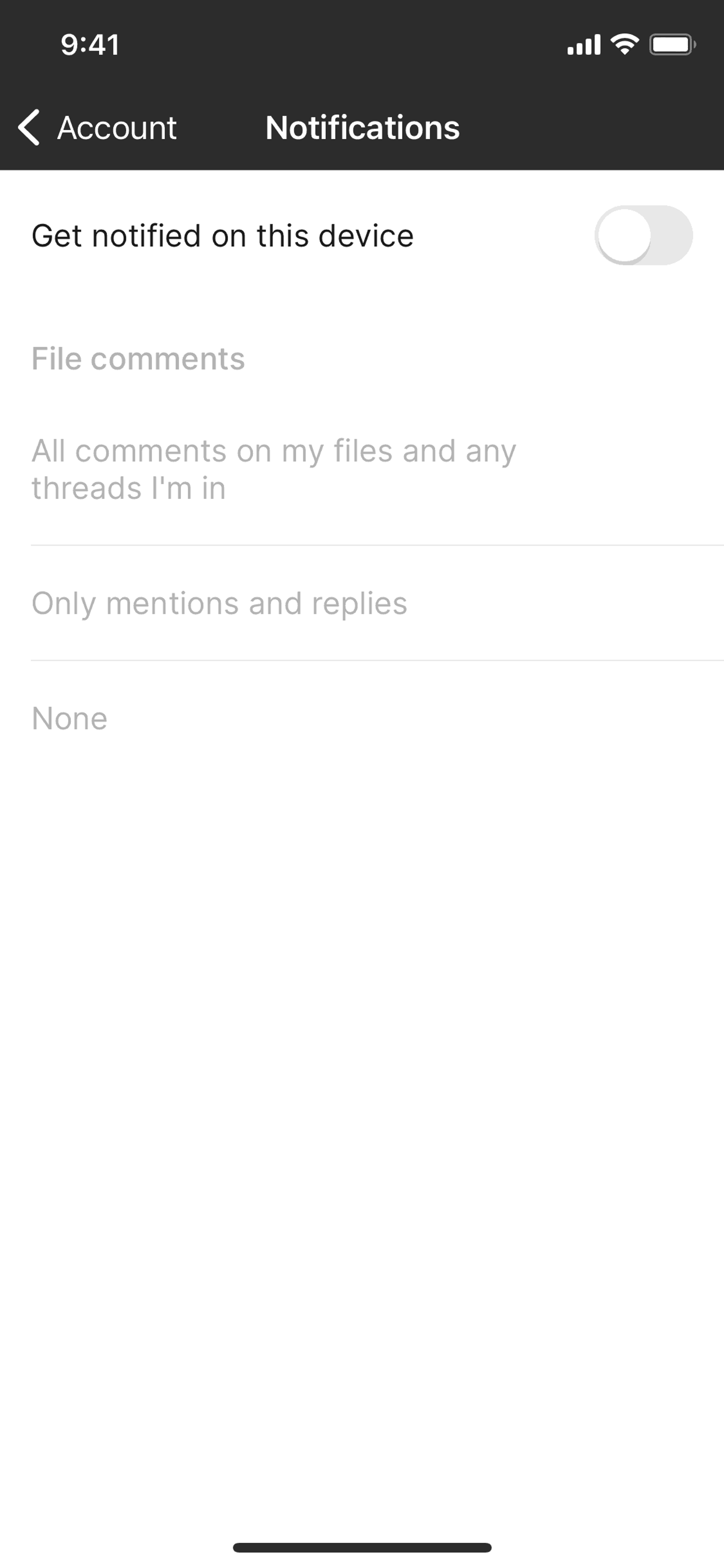 Figma iOS Collaboration interface screenshot 13