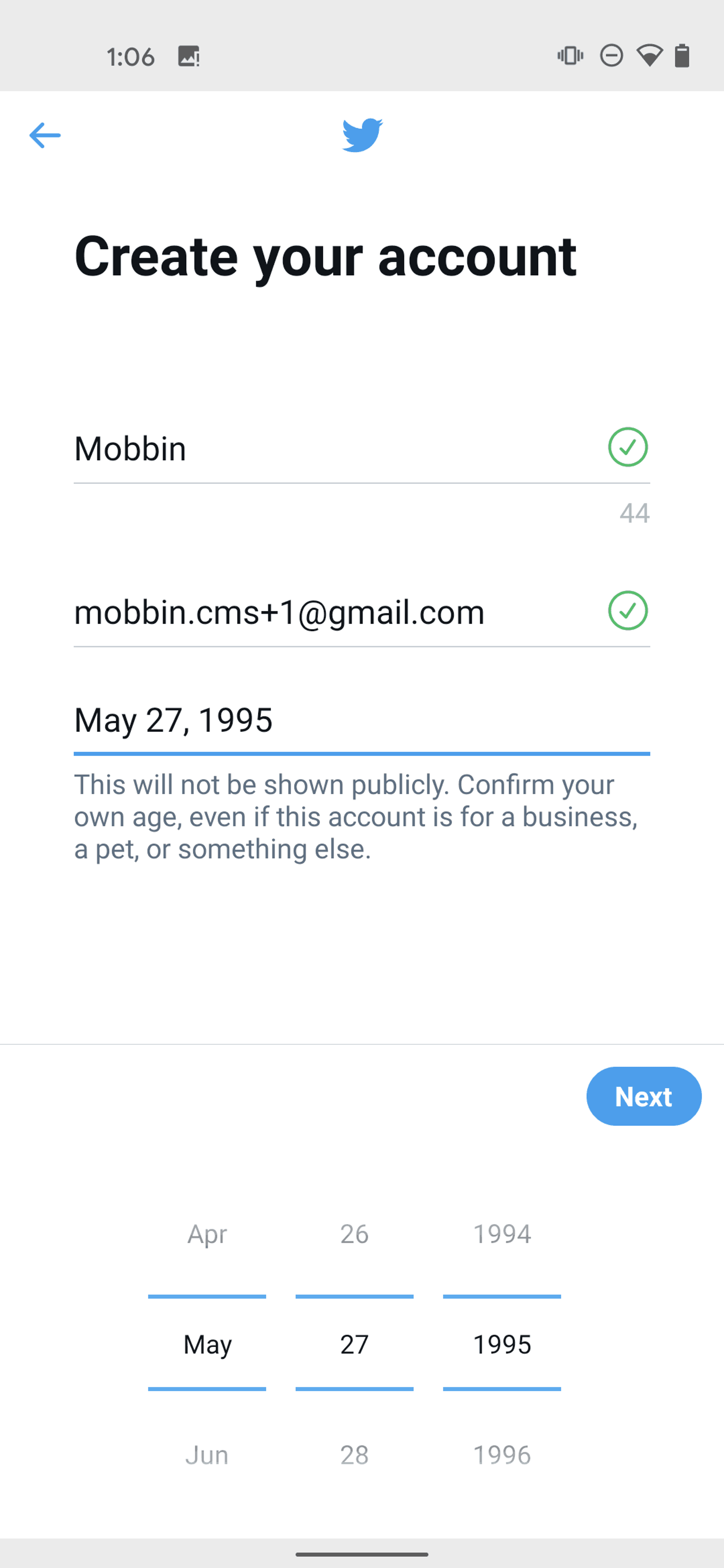 Twitter Android Social Networking interface screenshot 5