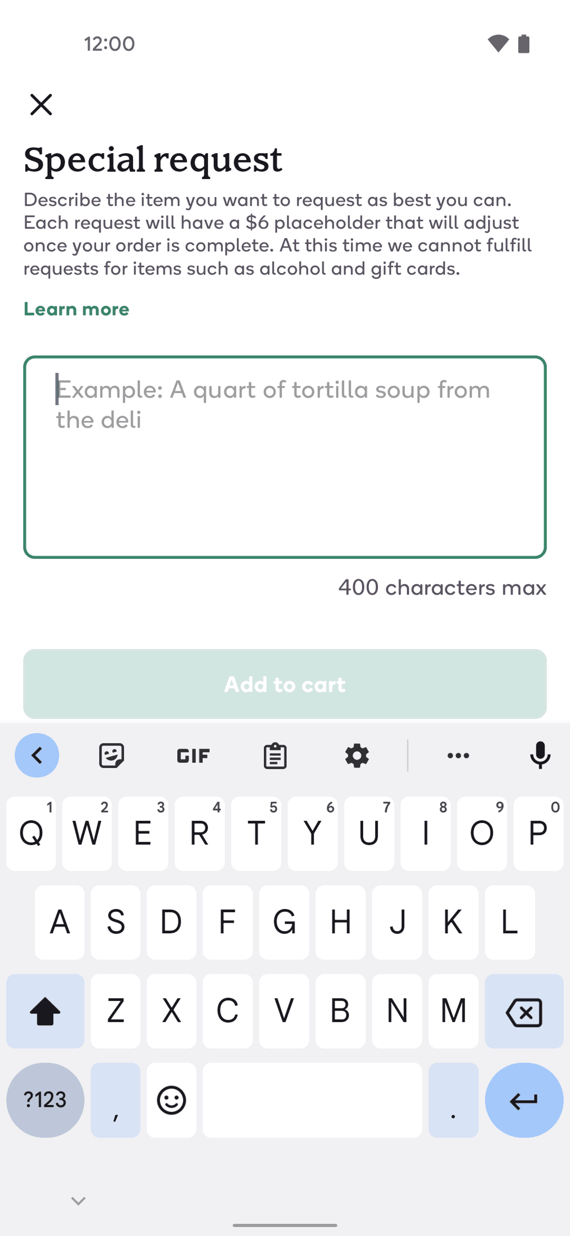Shipt Android Food & Drink interface screenshot 4