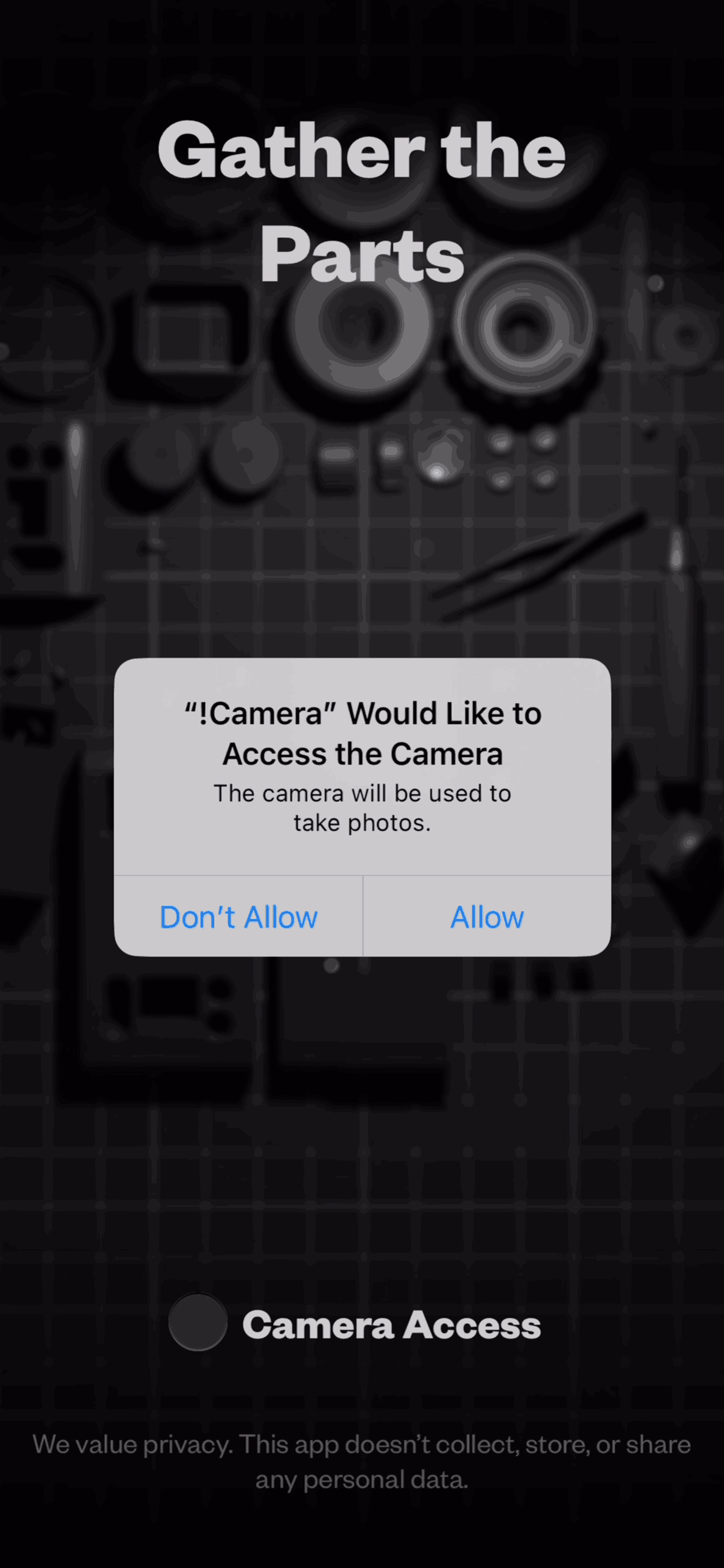 (Not Boring) Camera iOS Photo & Video interface screenshot 16