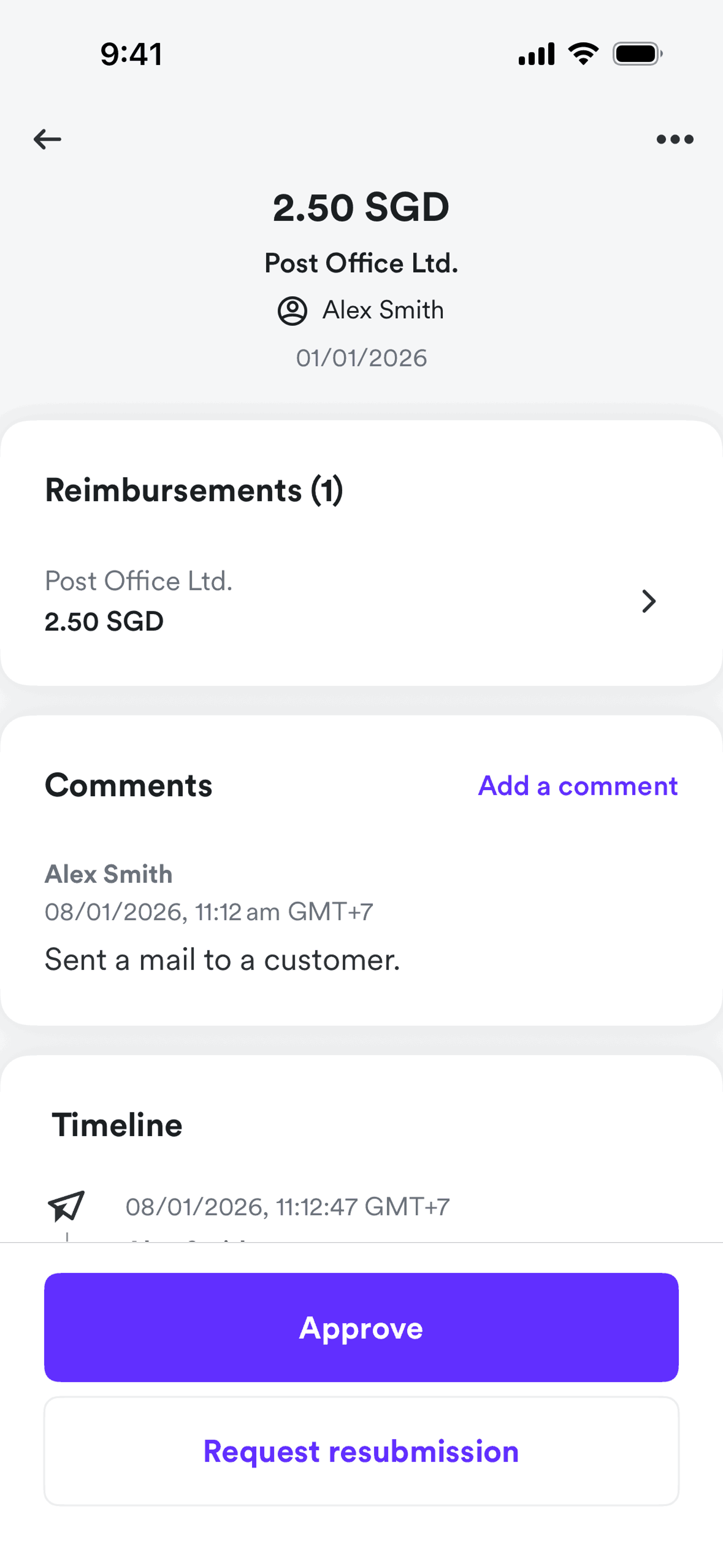 Airwallex iOS Finance interface screenshot 11
