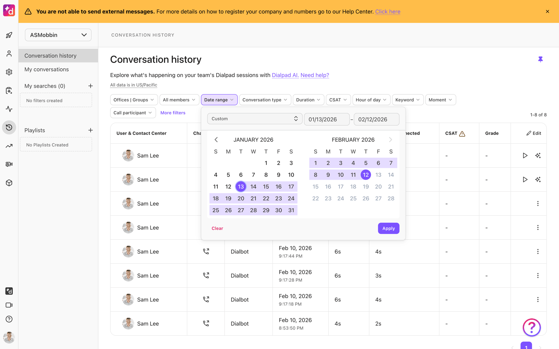 Dialpad Web Business interface screenshot 12