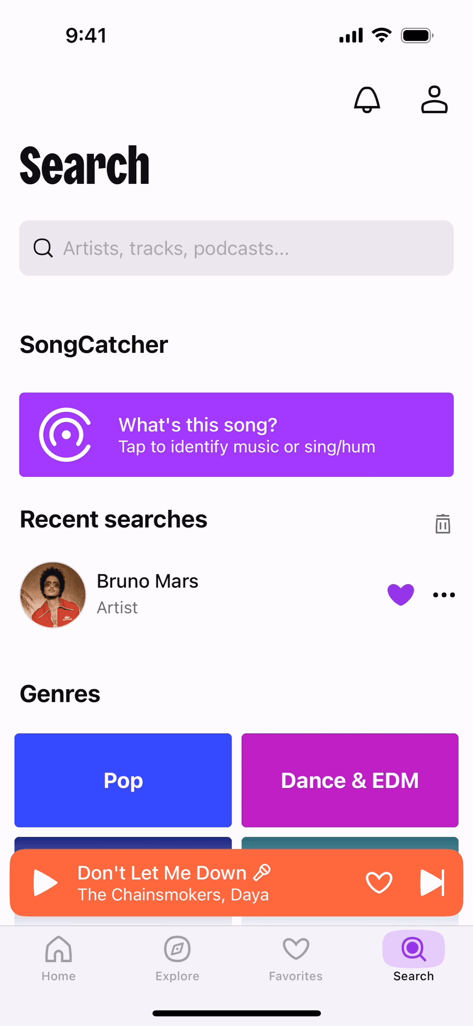 Deezer iOS Entertainment interface screenshot 10