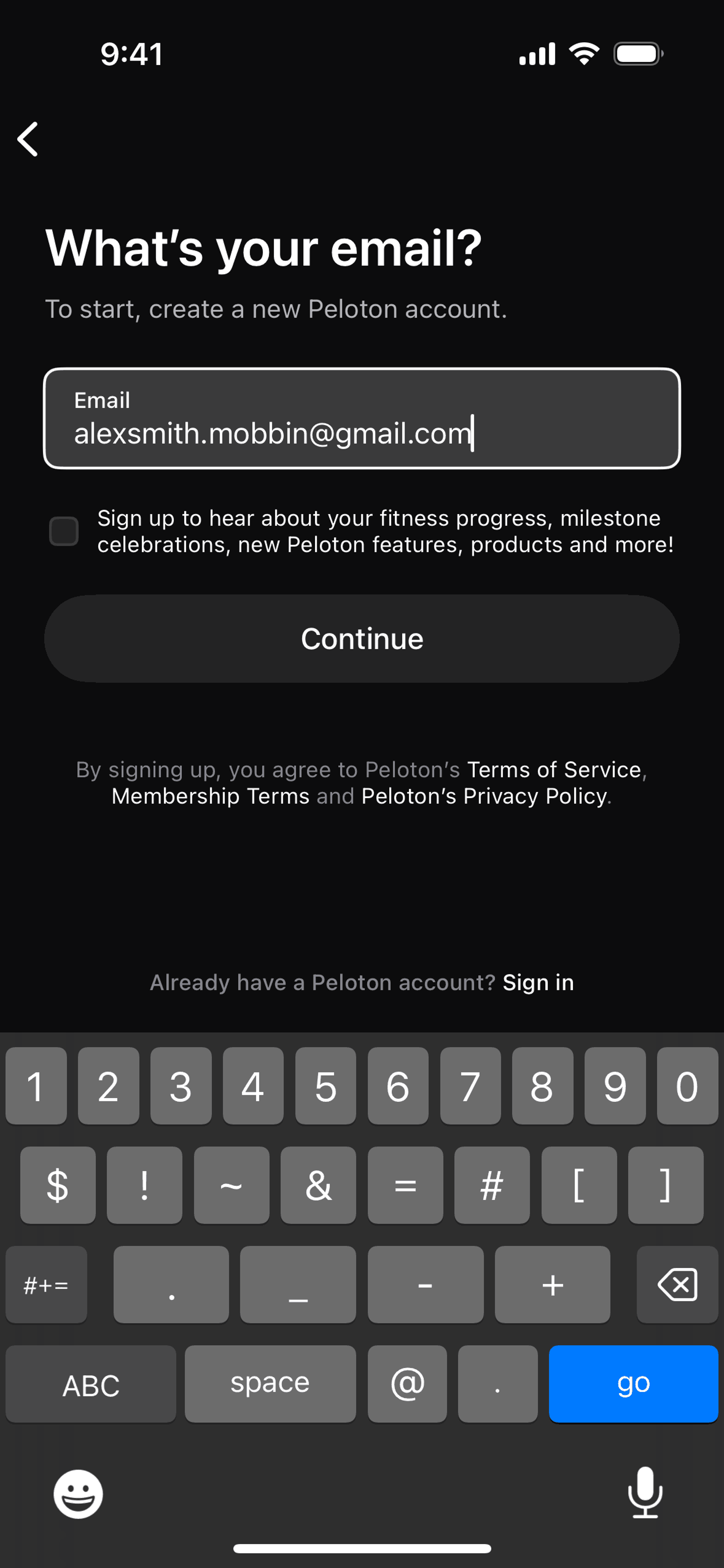 Peloton Strength+ iOS Health & Fitness interface screenshot 3
