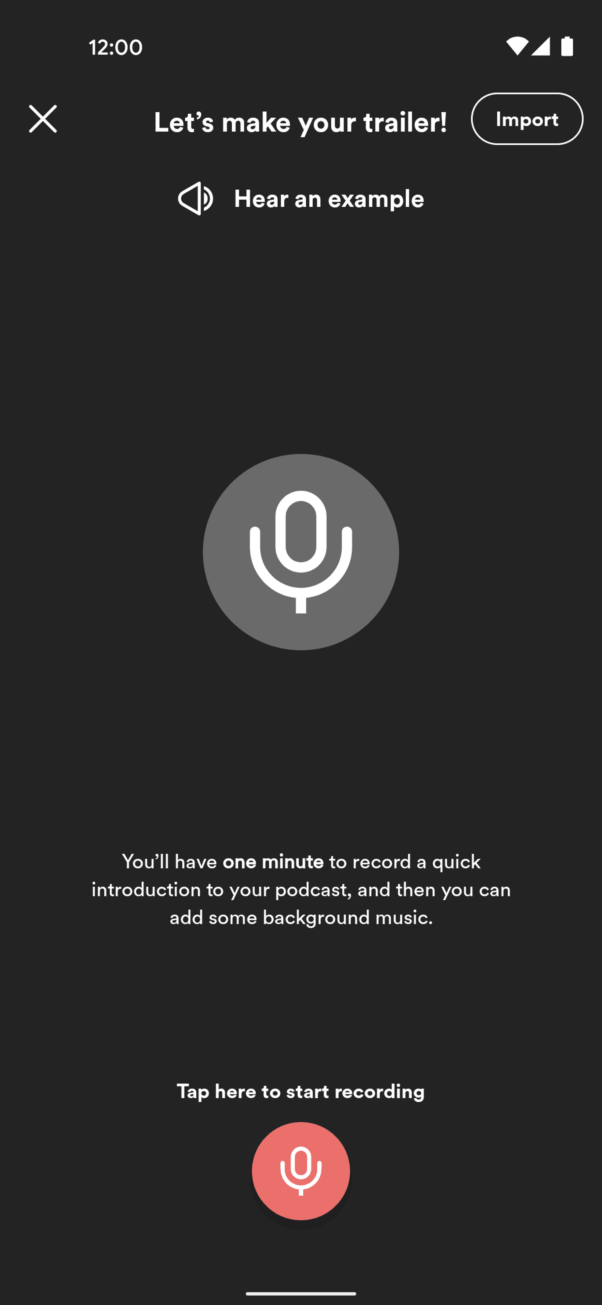 Spotify for Podcasters Android Business interface screenshot 11