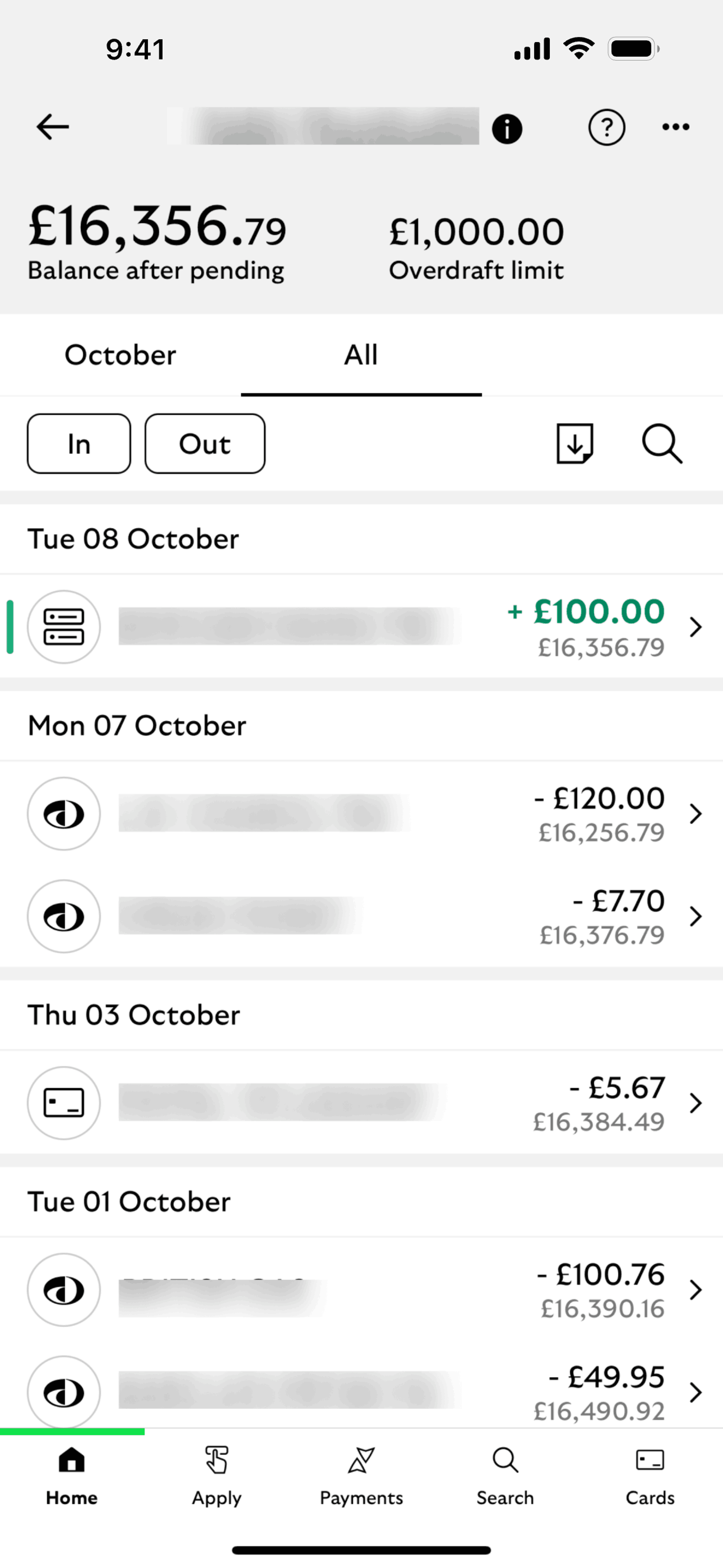 Lloyds Mobile Banking iOS Finance interface screenshot 11