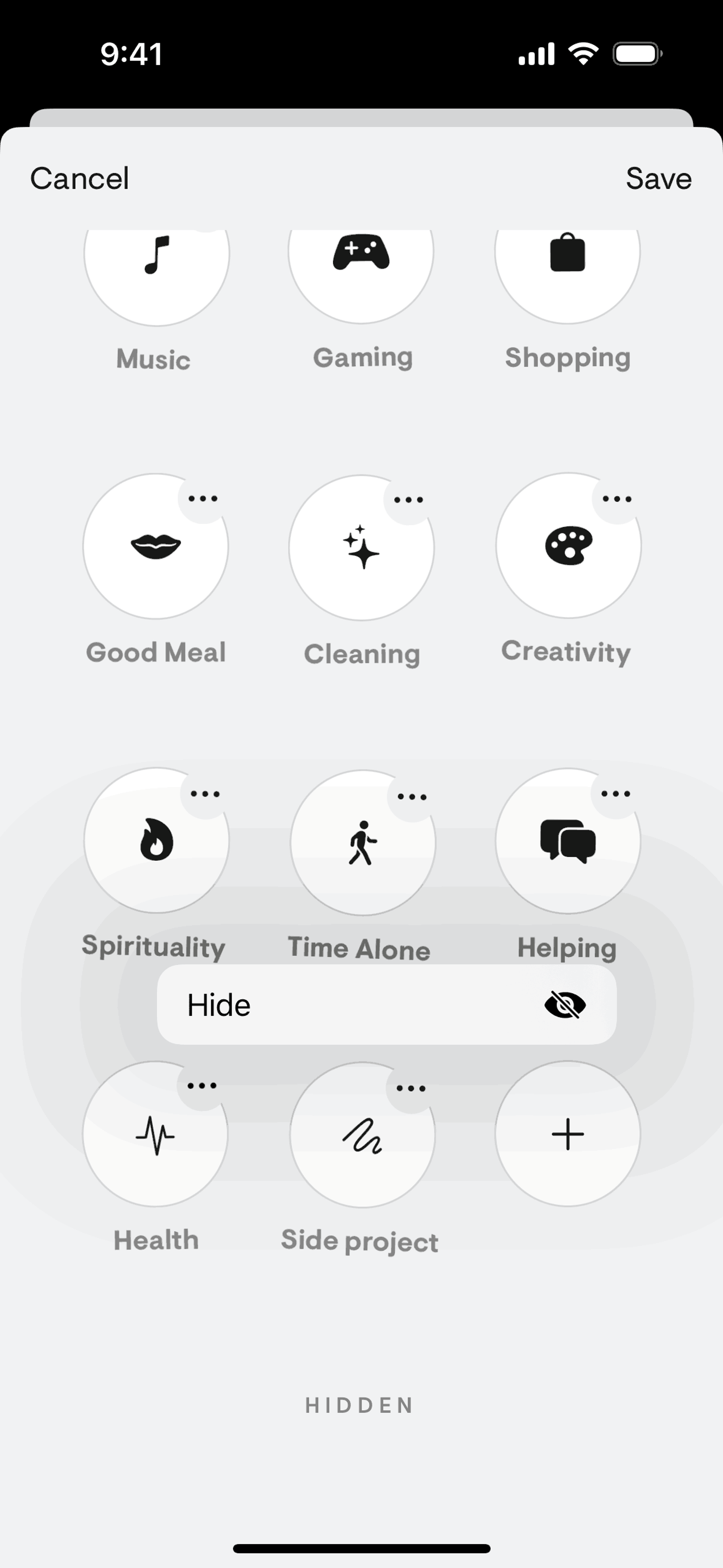 stoic. iOS Health & Fitness interface screenshot 5
