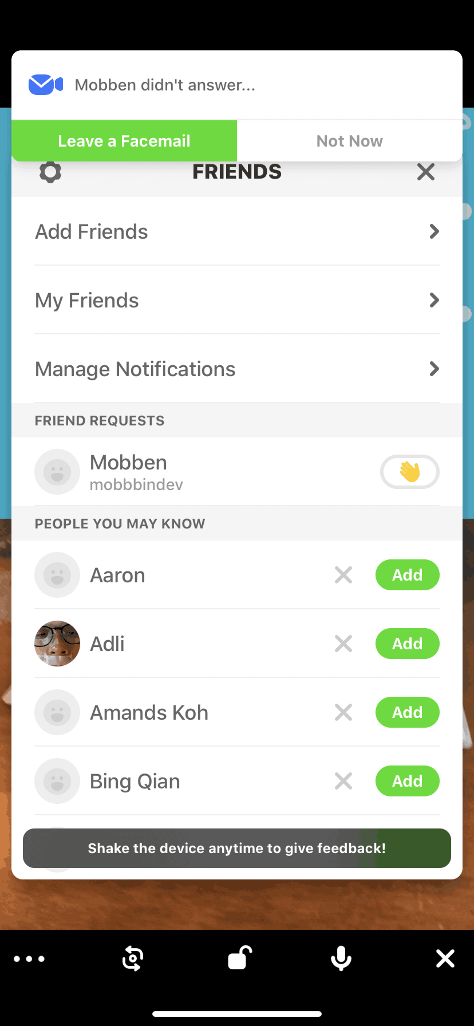 Houseparty iOS Social Networking interface screenshot 23