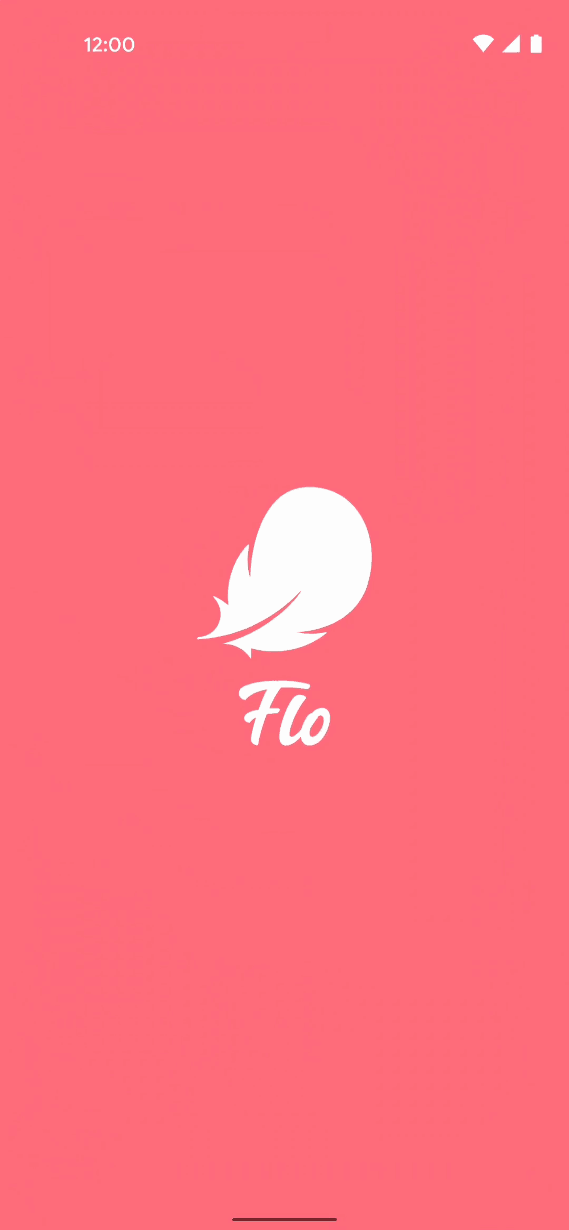 Flo Android Health & Fitness interface screenshot 1