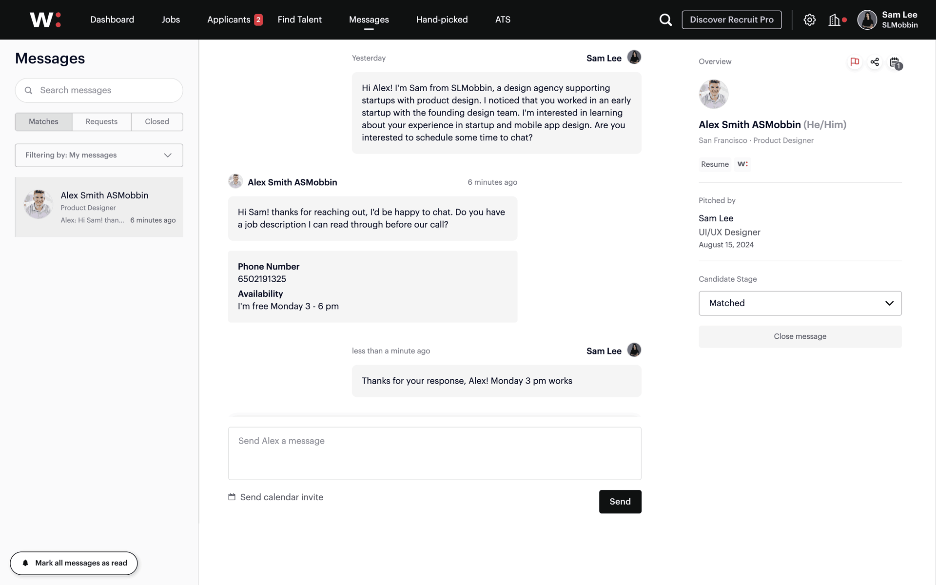 Wellfound Web Jobs & Recruitment interface screenshot 2