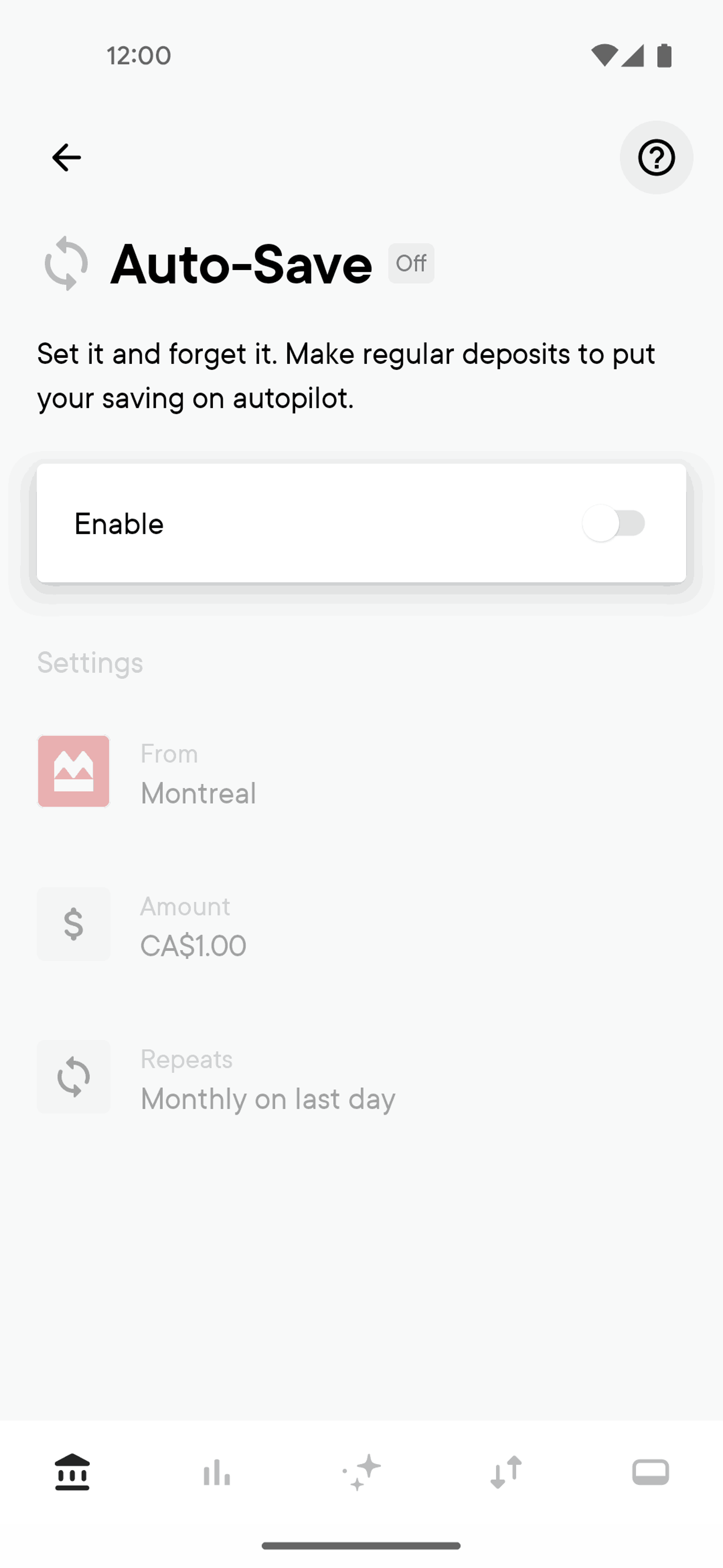 Neo Financial Android Finance interface screenshot 8