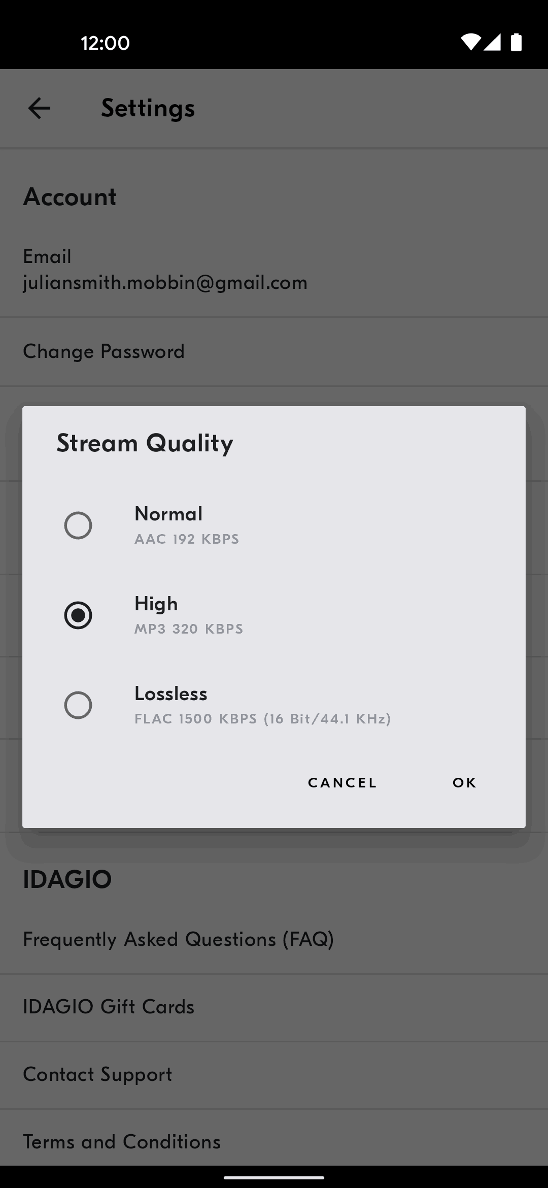 IDAGIO Android Music & Audio interface screenshot 17