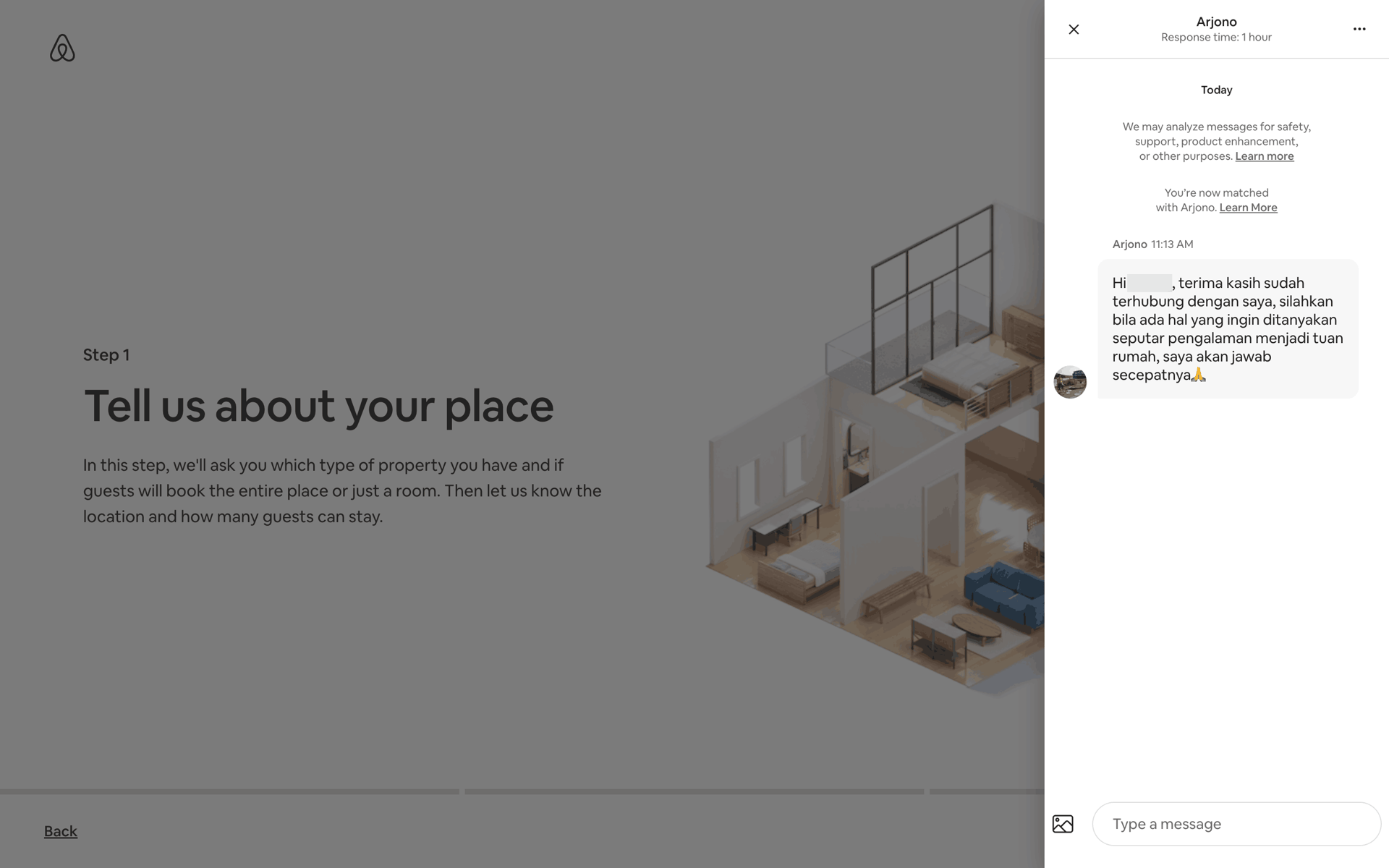 Real Estate app screen 2