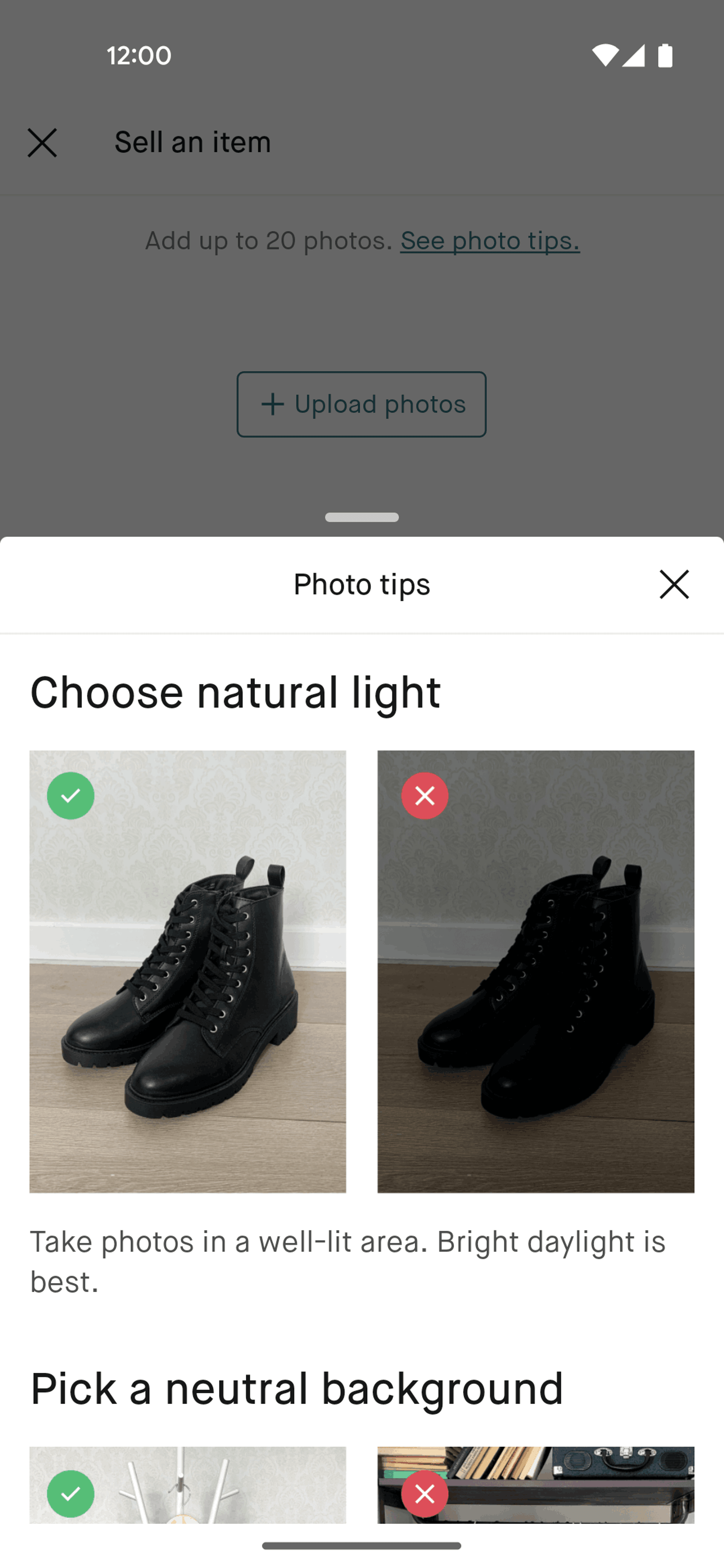 Vinted Android Shopping interface screenshot 13