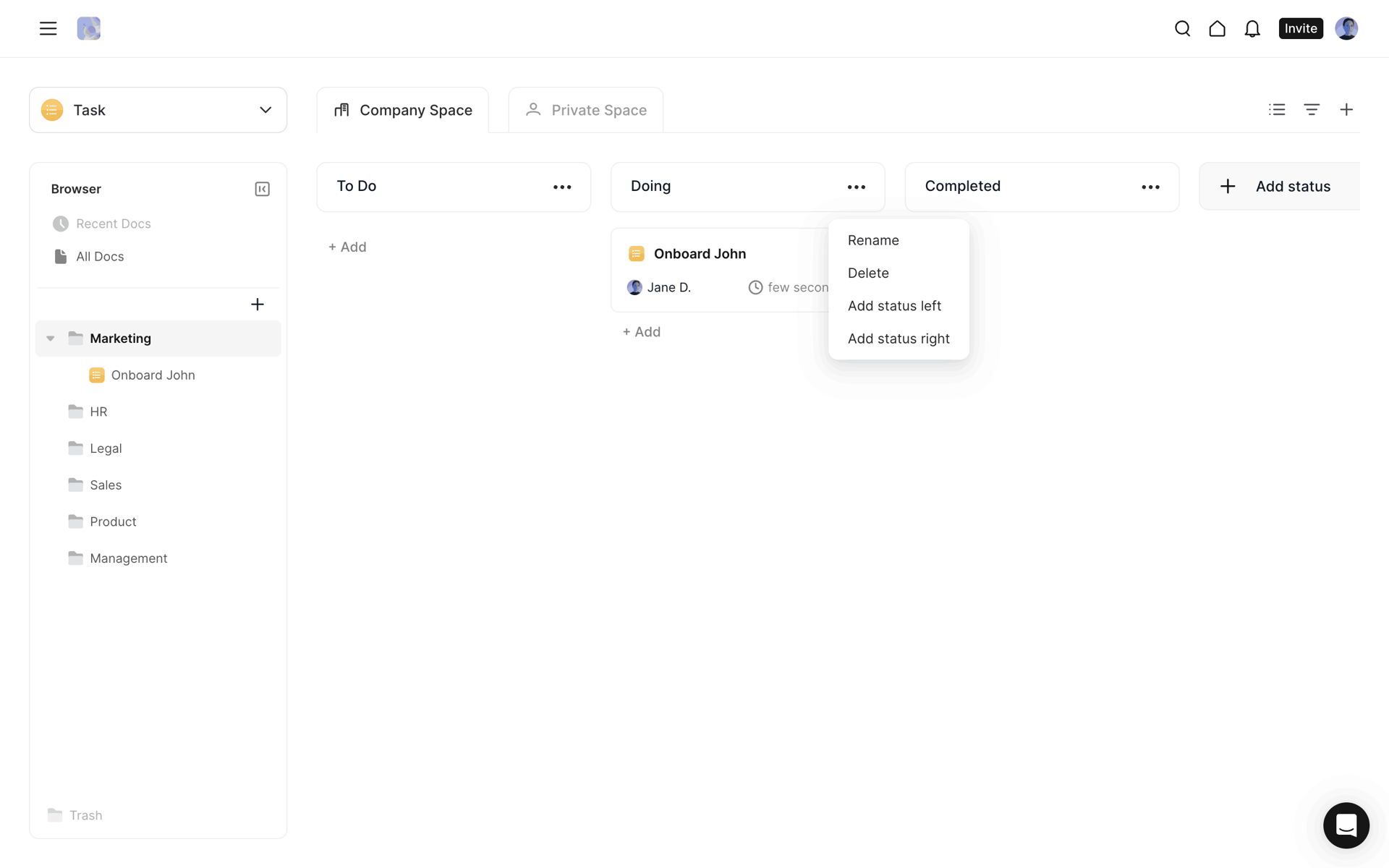Frame Web AI interface screenshot 24