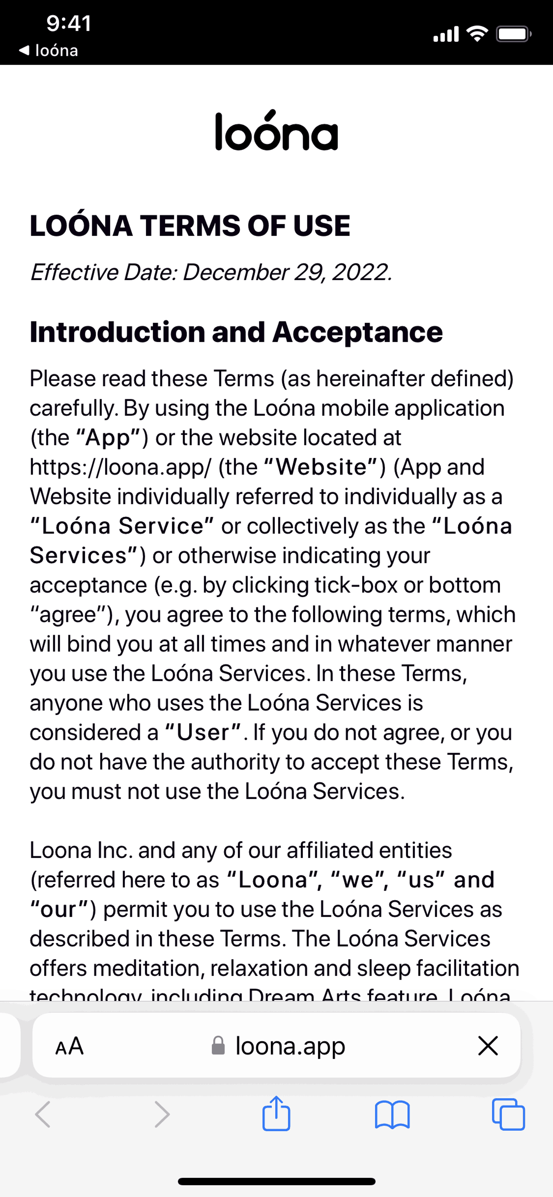 Loona iOS Health & Fitness interface screenshot 22