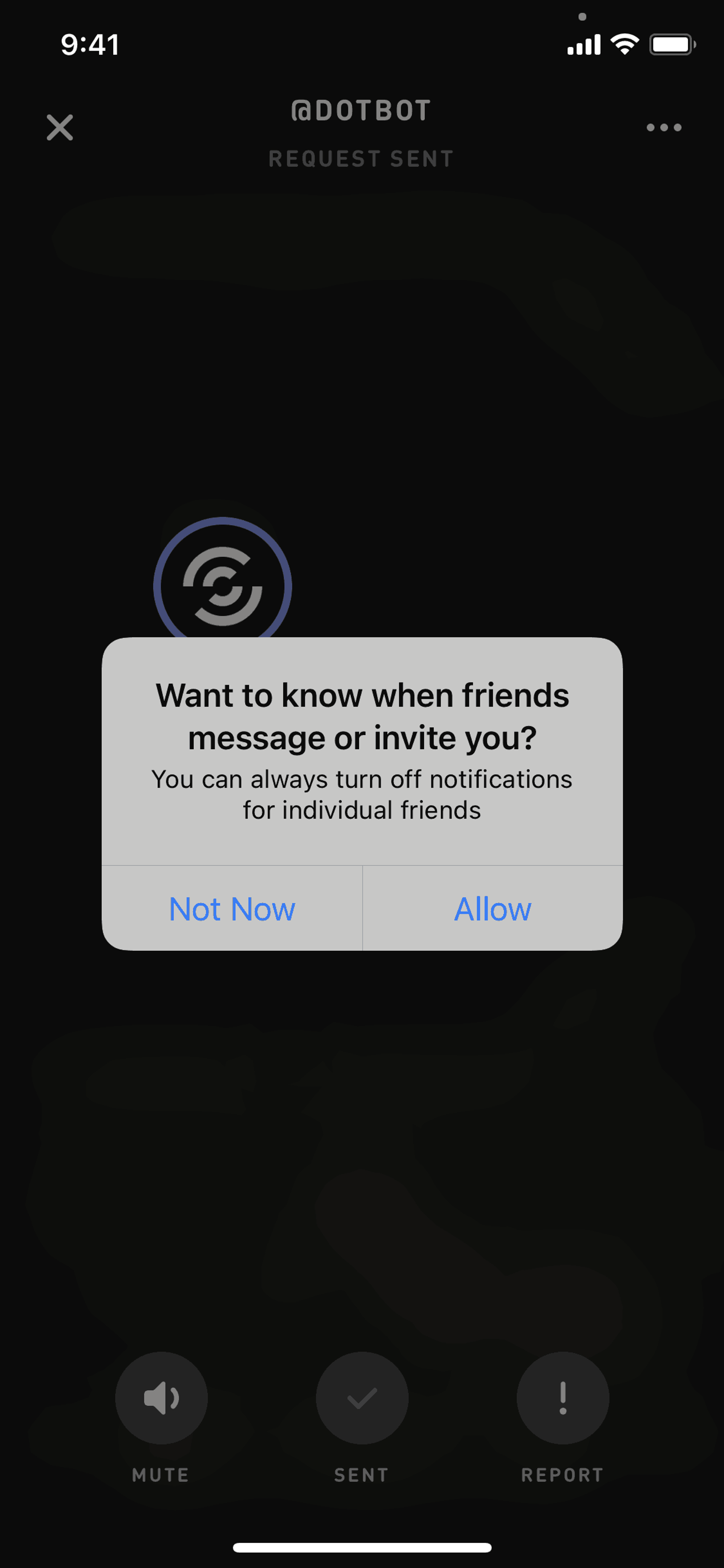 Adding a user on Sonar (ios) screen 2