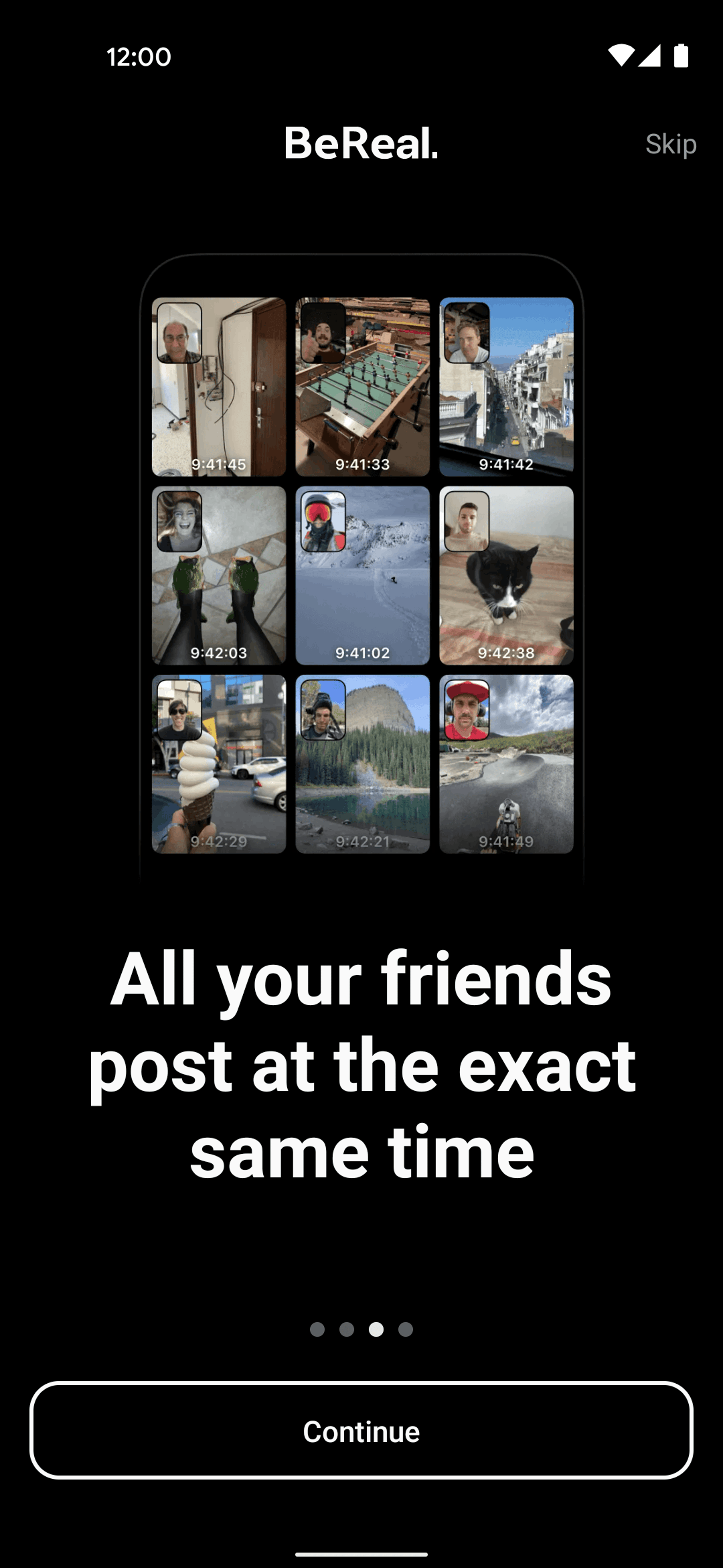 BeReal. Android Social Networking interface screenshot 4
