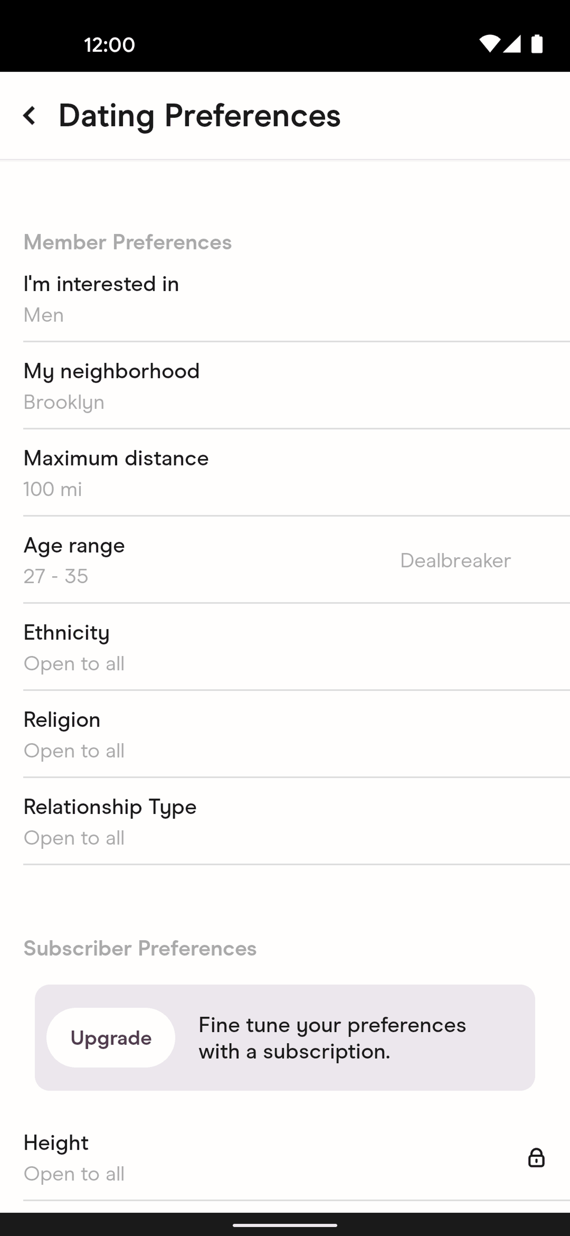 Hinge Android Lifestyle interface screenshot 4