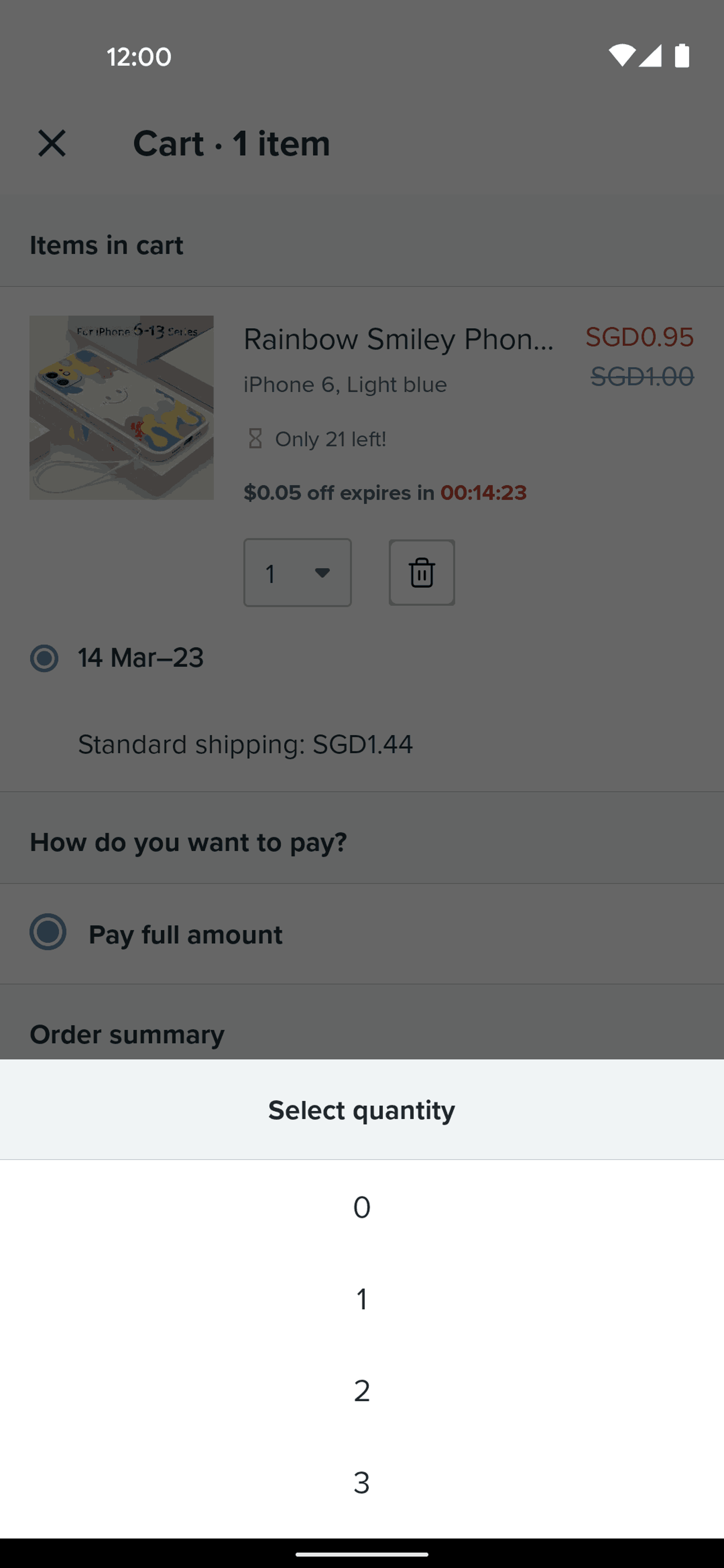 Wish Android Shopping interface screenshot 9