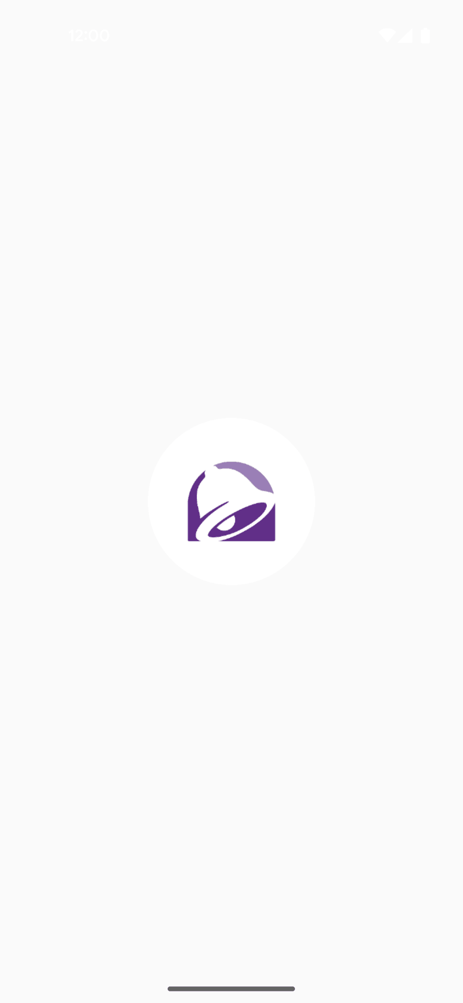Taco Bell Android Food & Drink interface screenshot 1