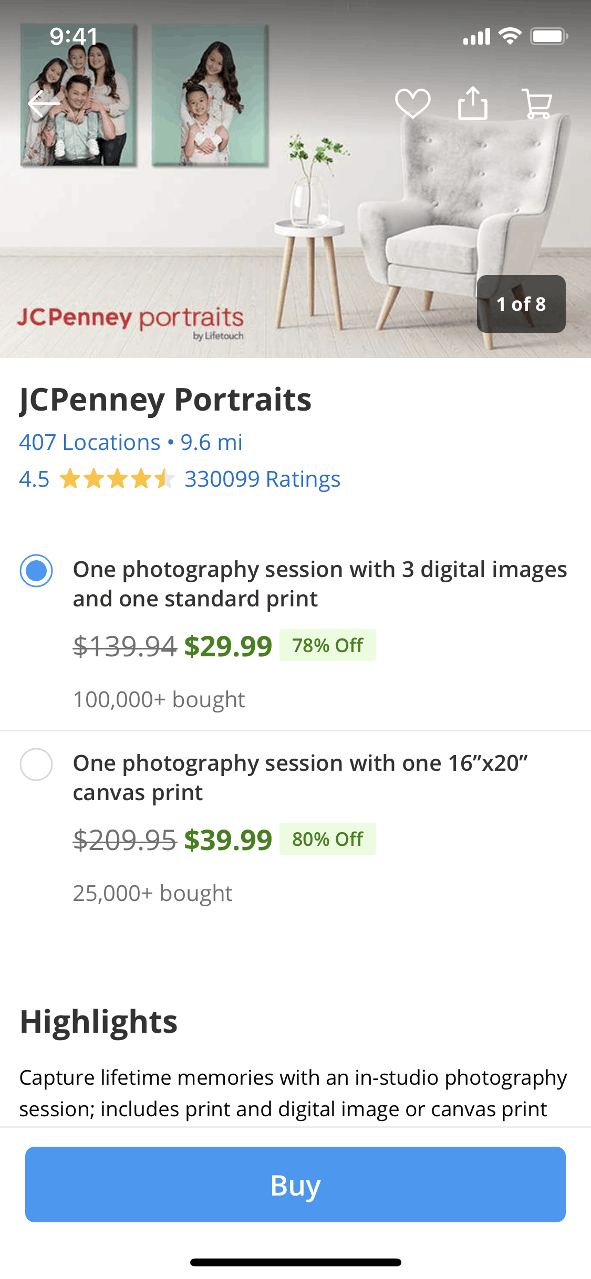 Groupon iOS Shopping interface screenshot 23