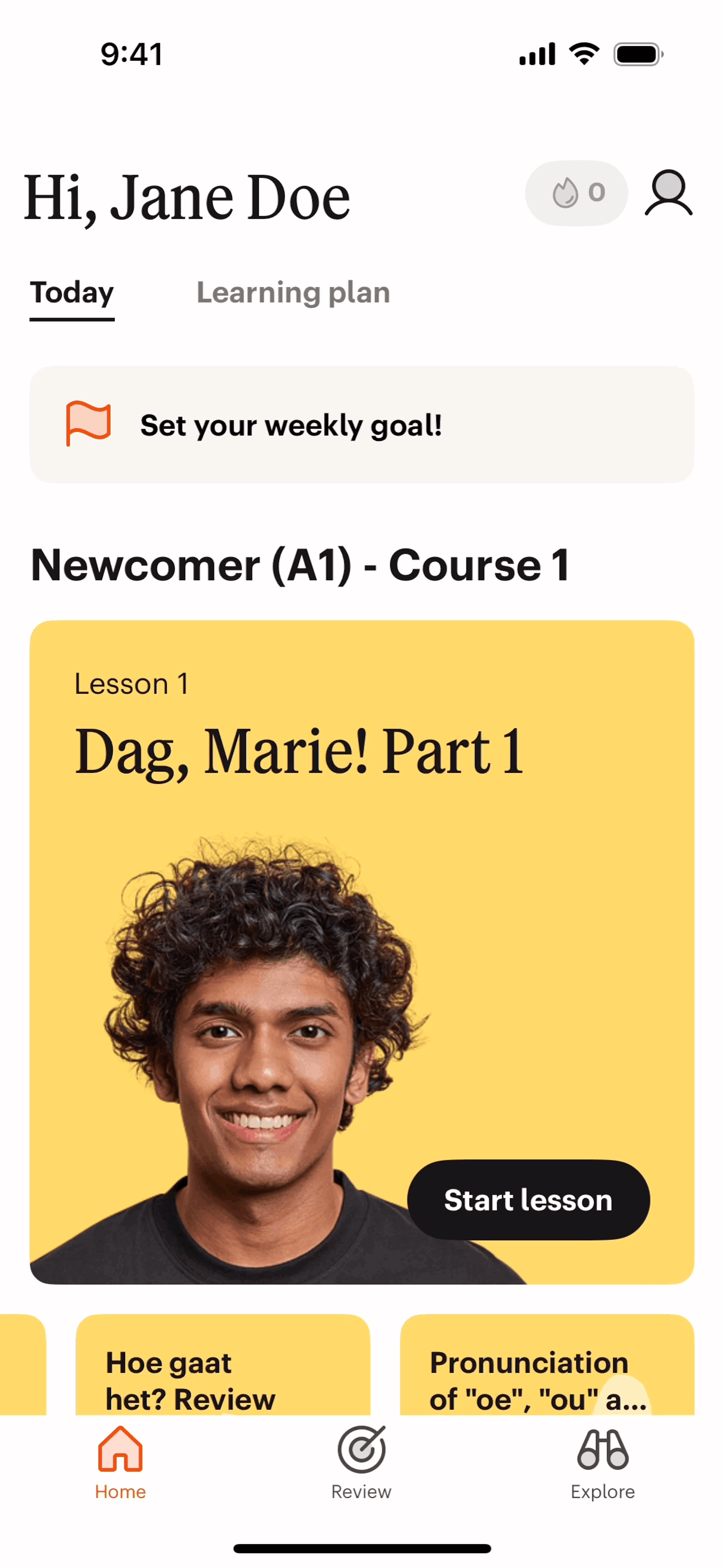Babbel iOS Education interface screenshot 7