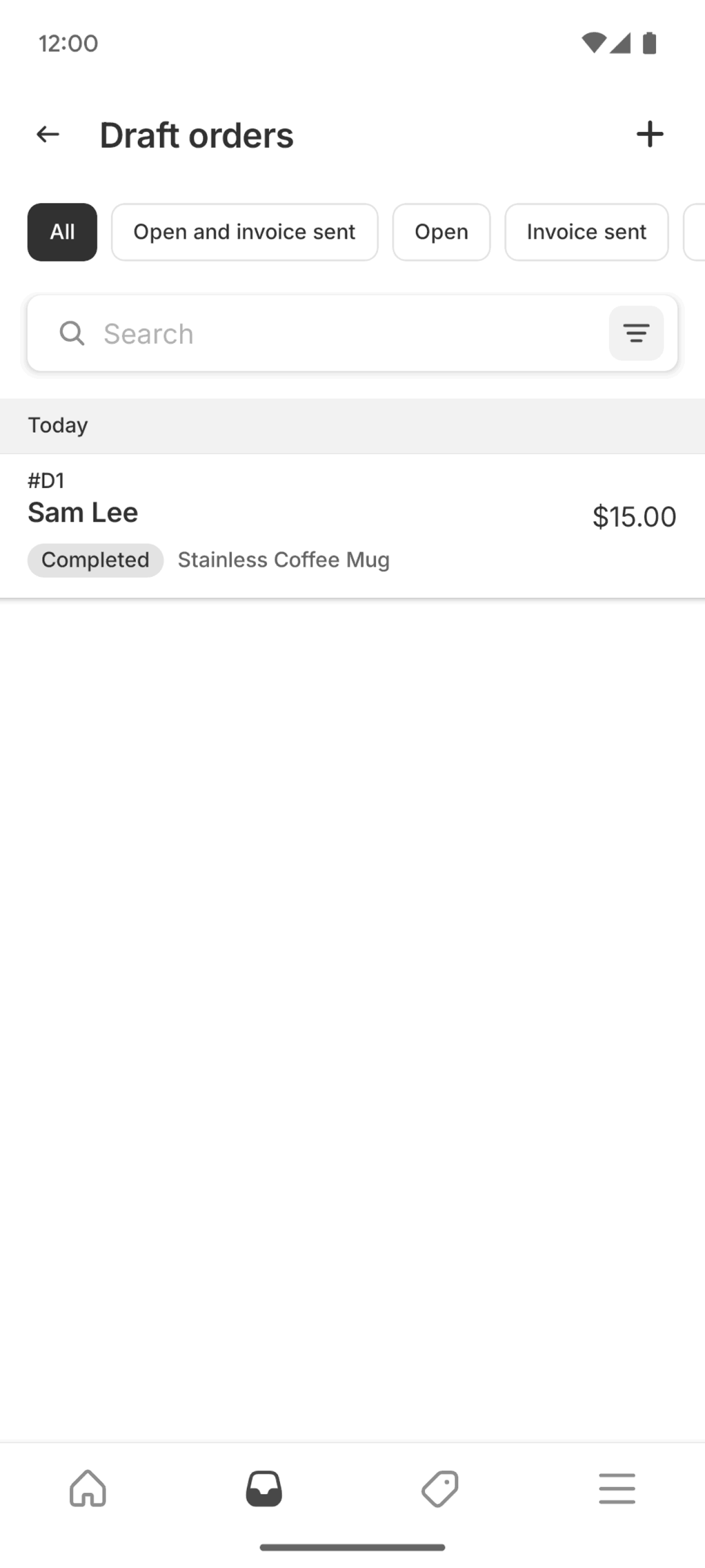 Shopify Android Business interface screenshot 14