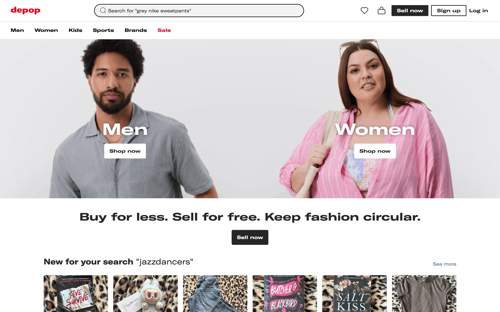Depop Web Shopping interface screenshot 18