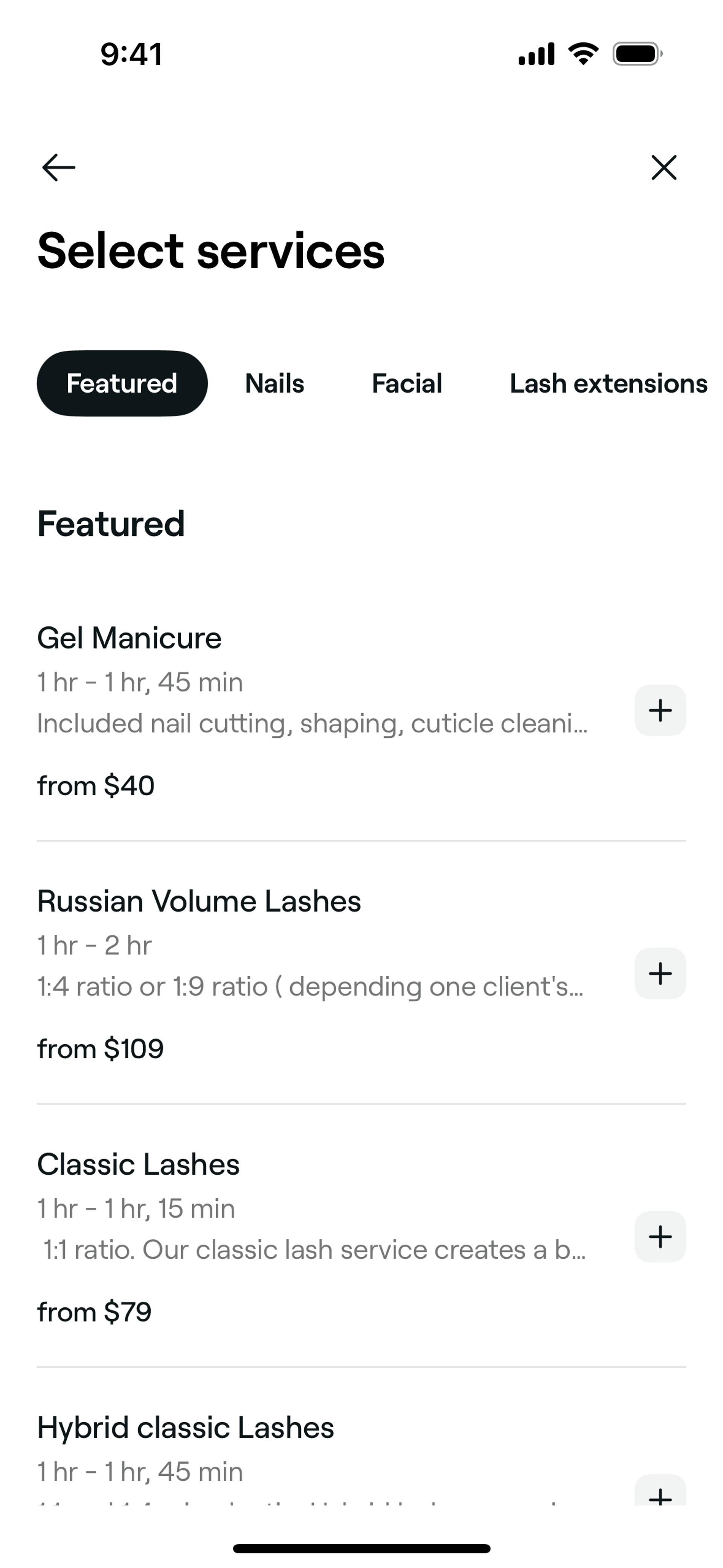 Fresha iOS Lifestyle interface screenshot 21