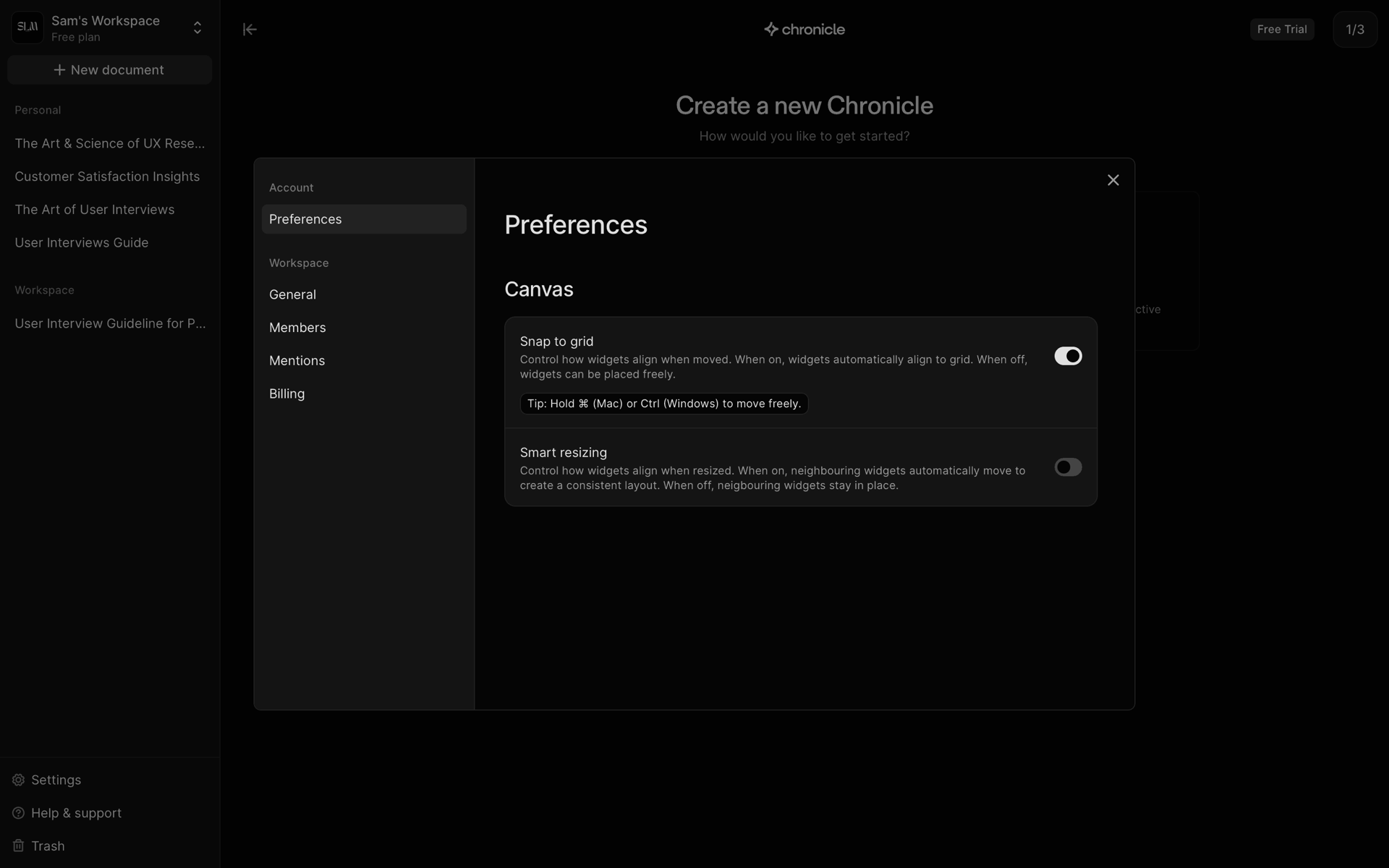 Chronicle Web AI interface screenshot 17