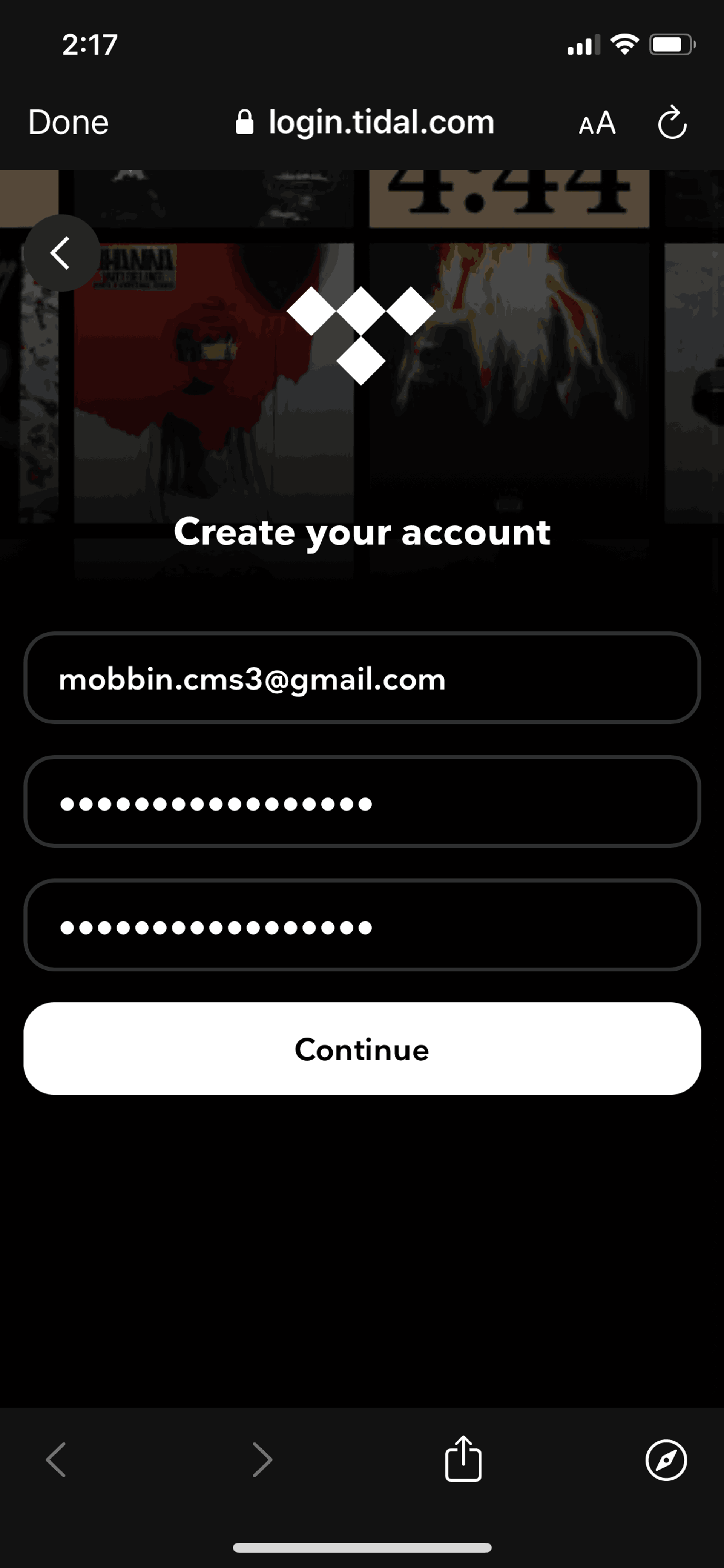 TIDAL iOS Music & Audio interface screenshot 7
