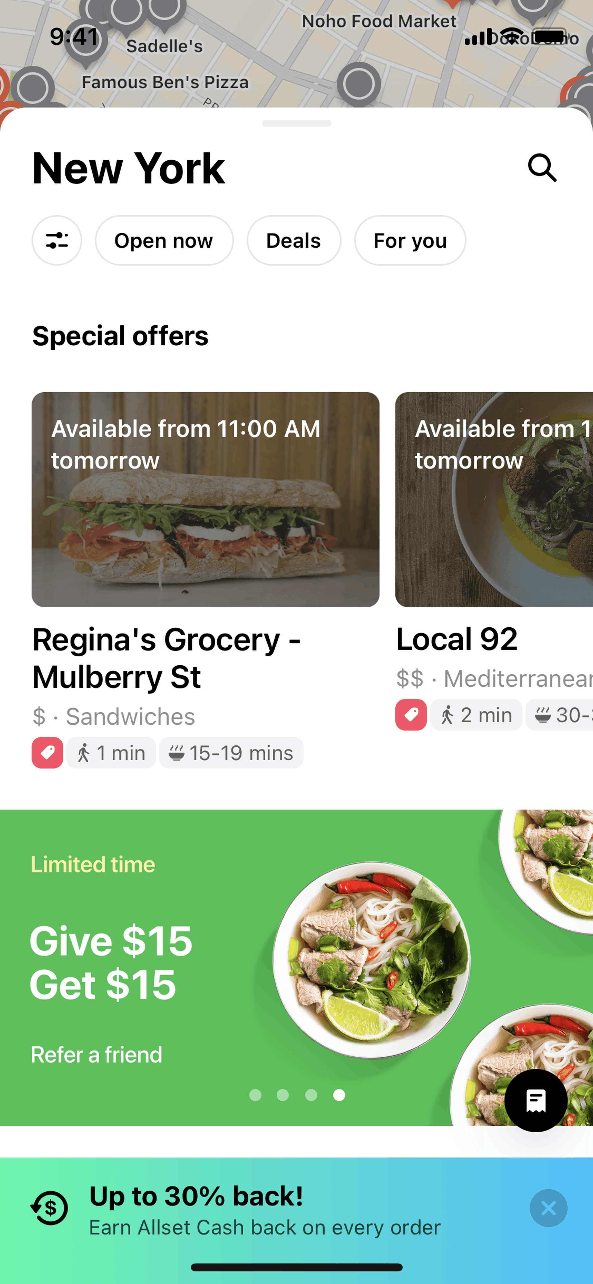 Allset iOS Food & Drink interface screenshot 18