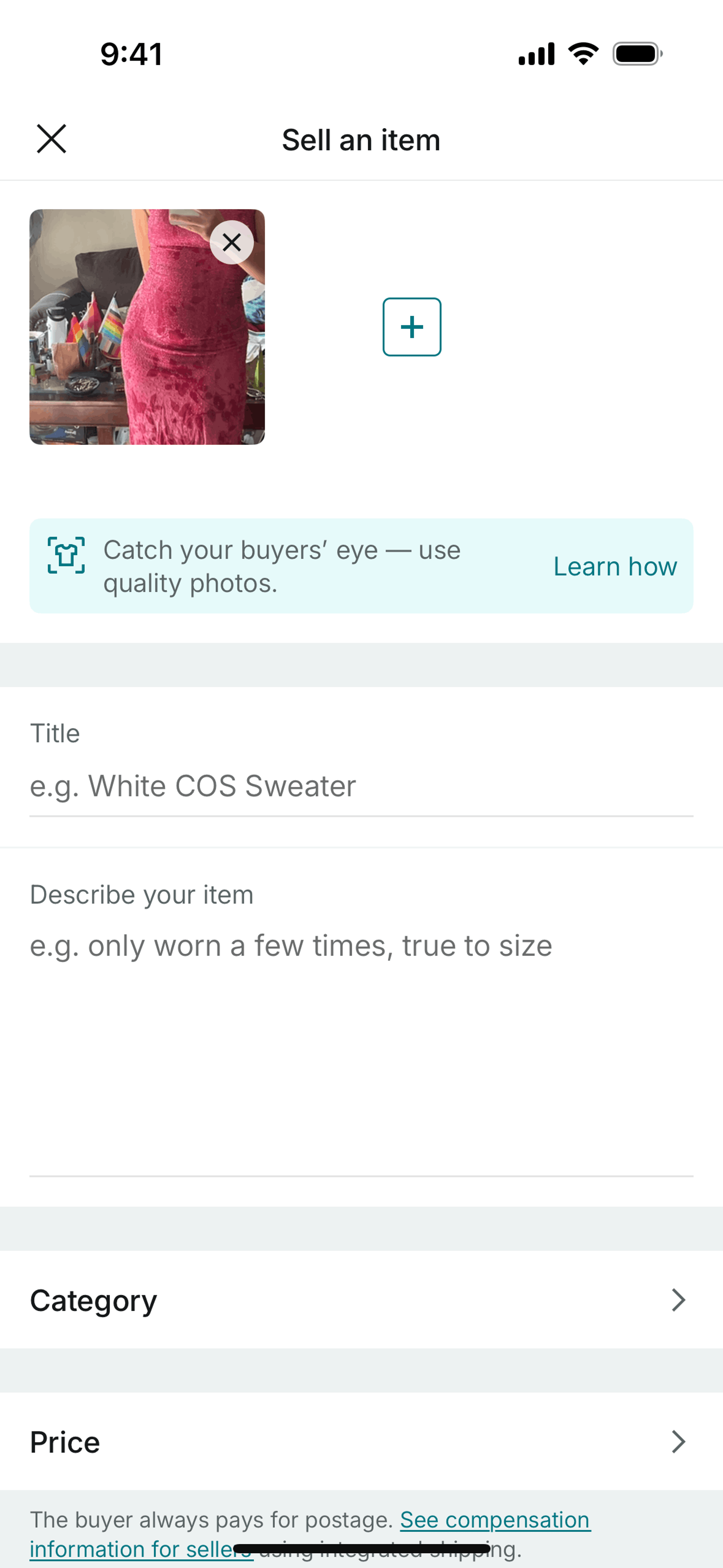Vinted iOS Shopping interface screenshot 2