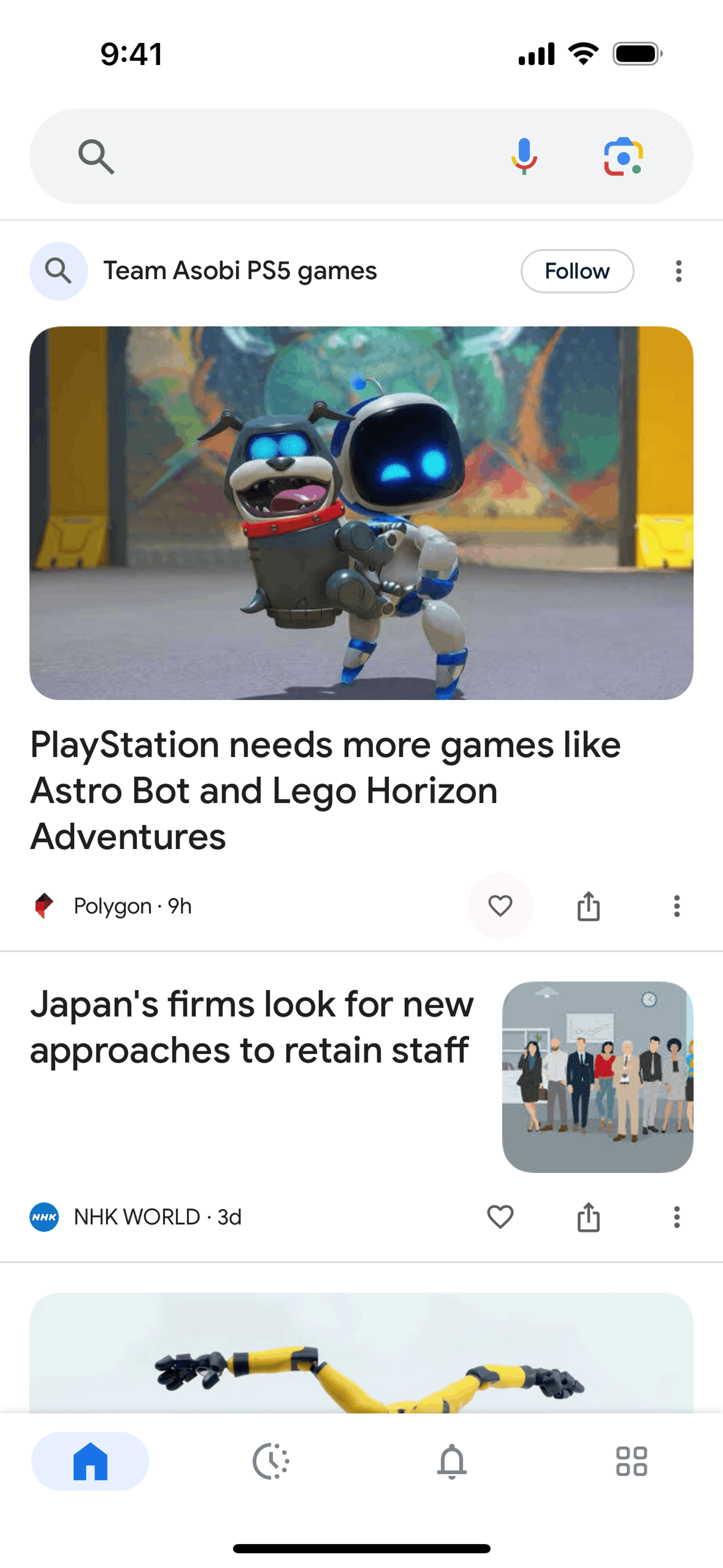 Google iOS AI interface screenshot 4