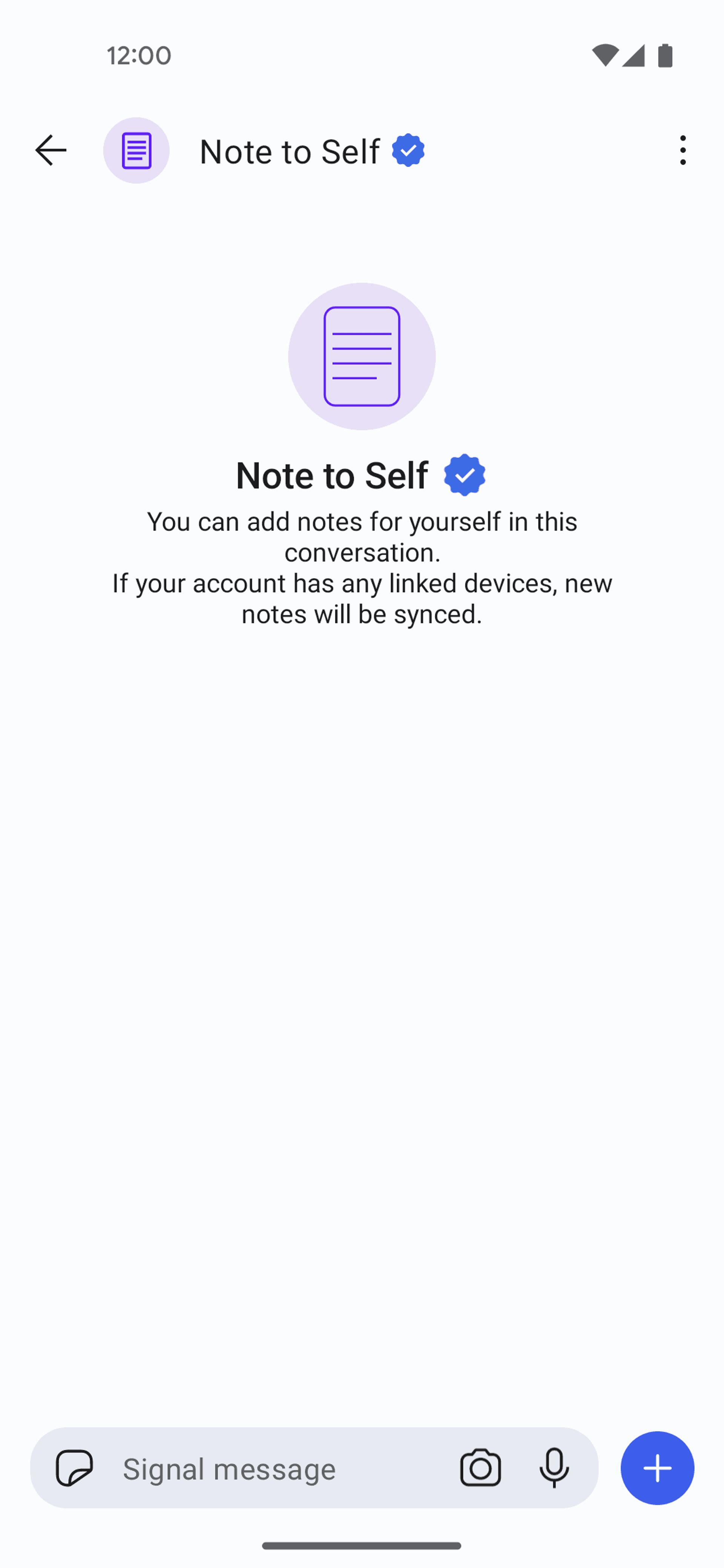 Signal Android Social Networking interface screenshot 9